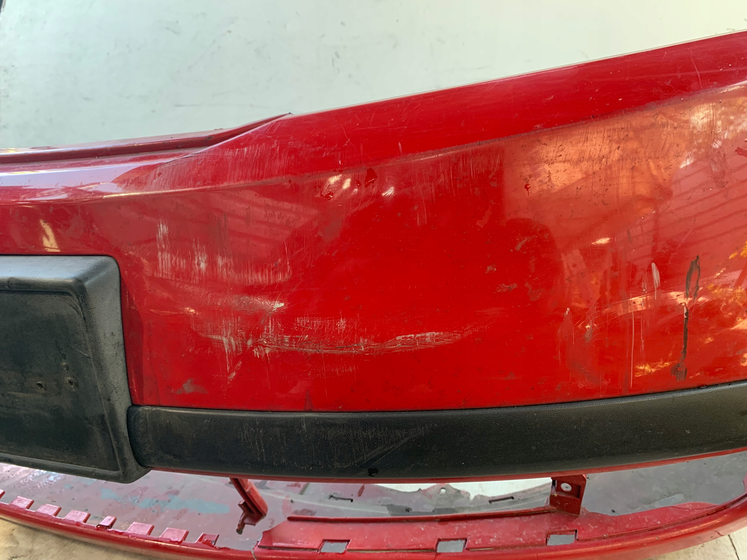 SKODA FABIA I ZDERZAK PRZÓD PRZEDNI CZERWONY - zdjęcie 6