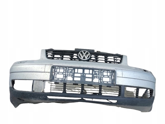 VW PASSAT B5 ZDERZAK PRZÓD SREBRNY