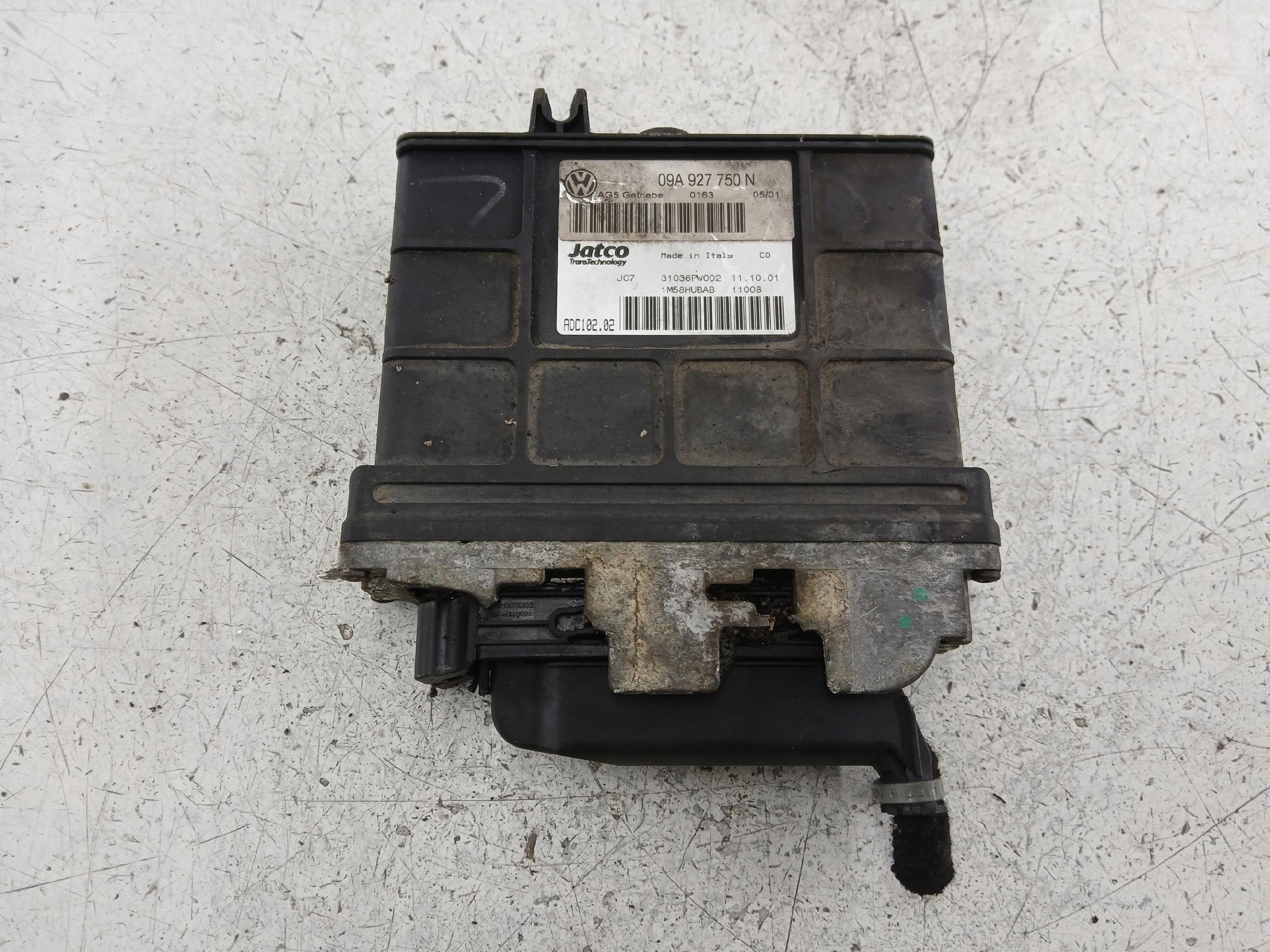 VW GOLF IV 1.9 TDI KOMPUTER STEROWNIK SKRZYNI BIEGÓW 09A927750N - zdjęcie 3