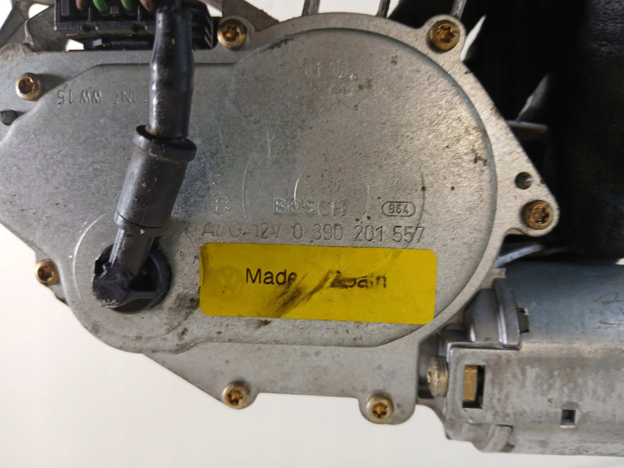 VW GOLF IV MECHANIZM WYCIERACZKI TYŁ 0390201557 - zdjęcie 5