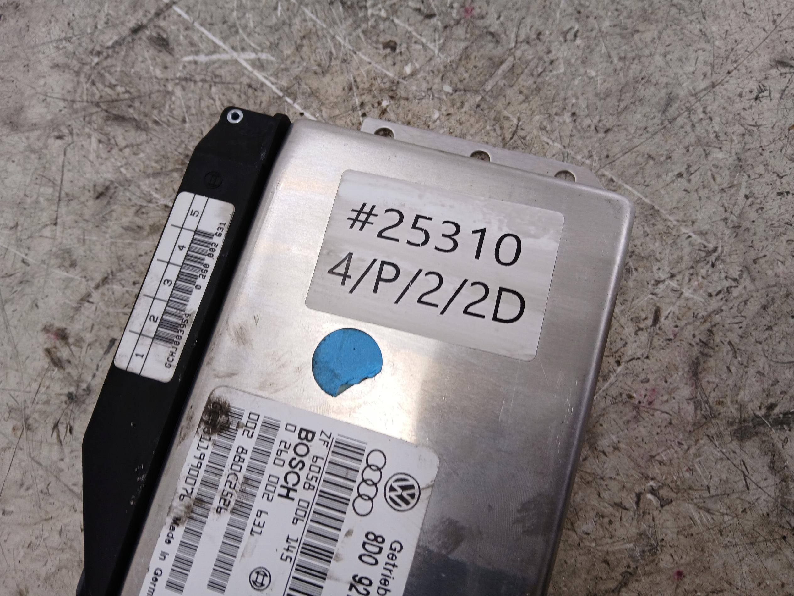 AUDI A6 C5 A4 B5 2.4 STEROWNIK SKRZYNI BIEGÓW 8D0927156BA - zdjęcie 6