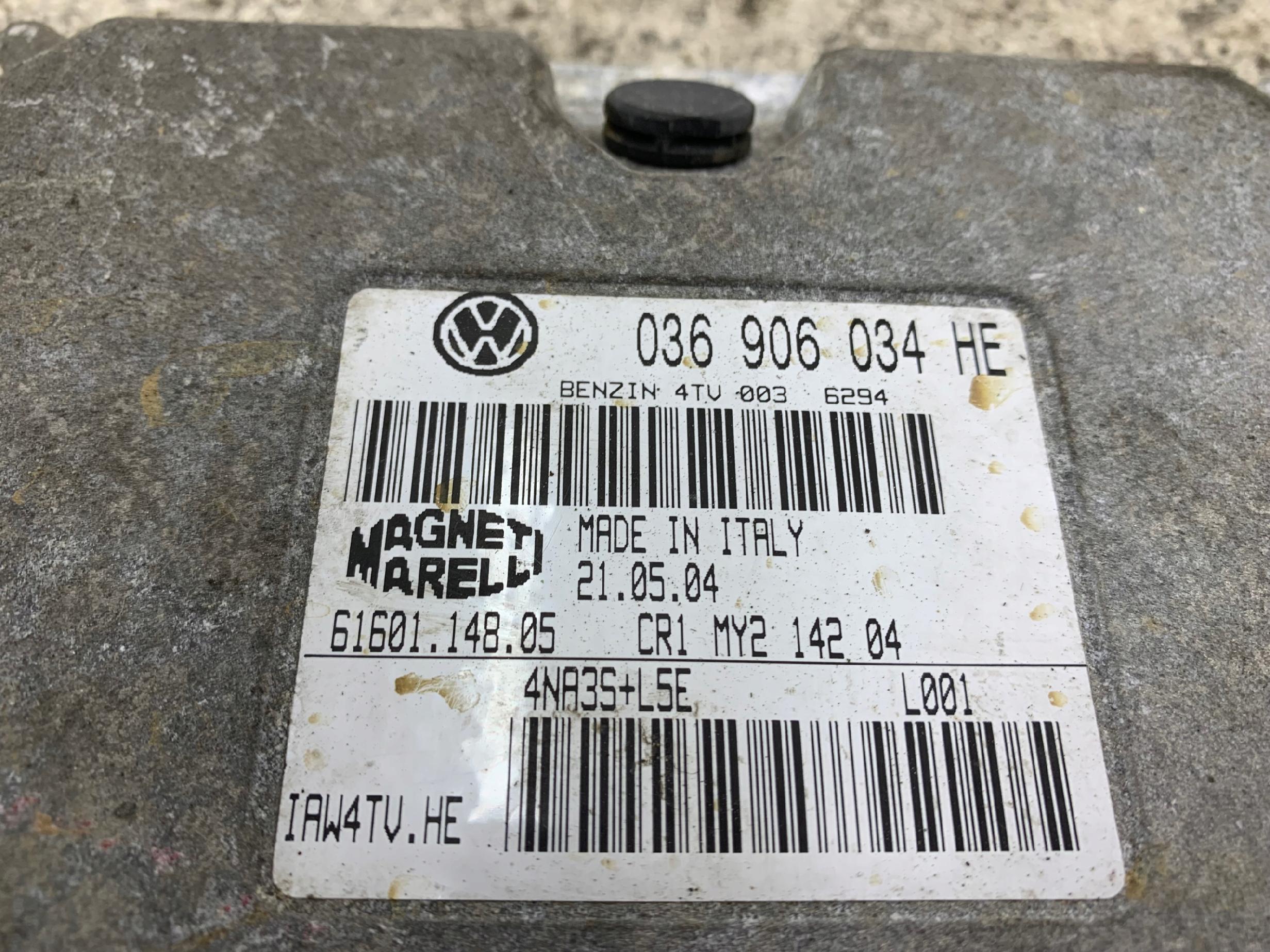 Dodatkowe zdjęcie używanej części: SKODA FABIA I 1.4 STEROWNIK SILNIKA 036906034HE