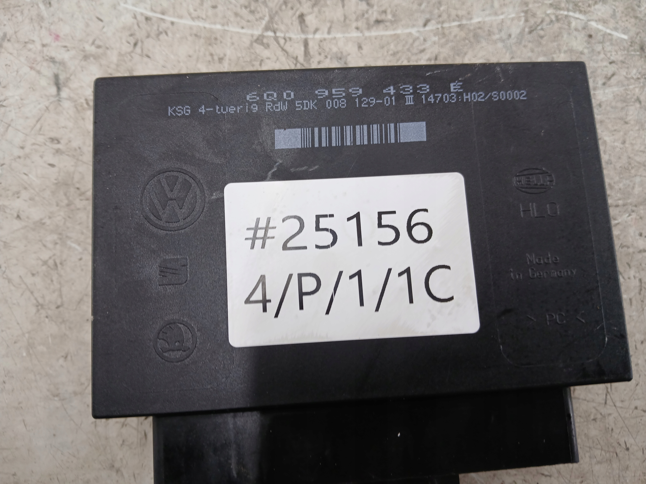 VW POLO 9N FABIA I MODUŁ KOMFORTU 6Q0959433E - zdjęcie 6