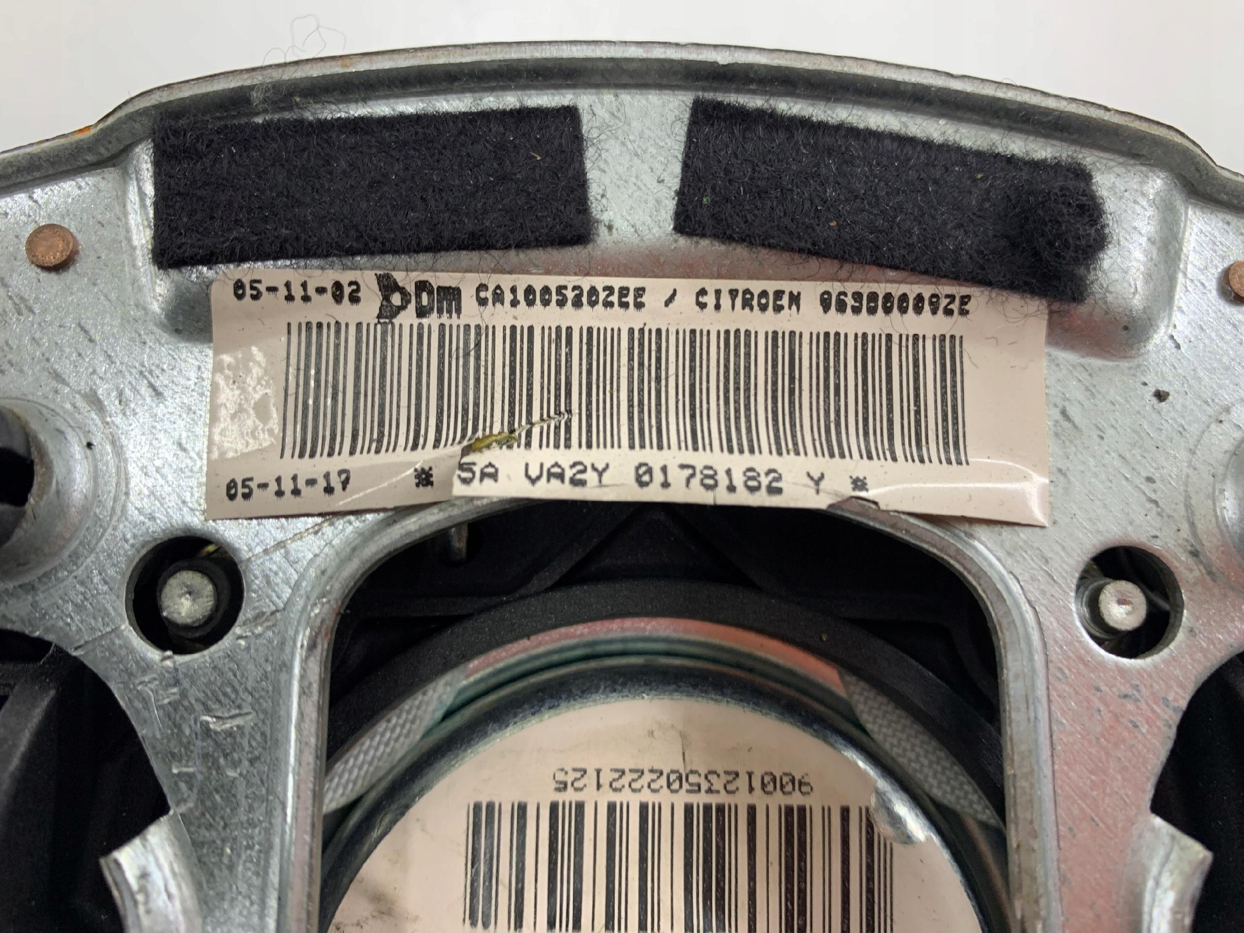 CITROEN C2 PODUSZKA POWIETRZNA AIRBAG KIEROWCY 96380009ZE - zdjęcie 10