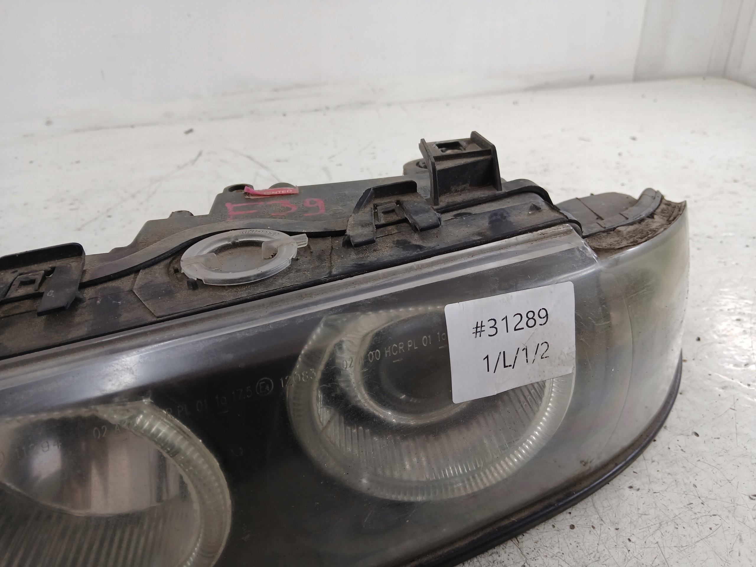 BMW E39 LAMPA LEWA PRZÓD SOCZEWKA ANGEL EYES - zdjęcie 9