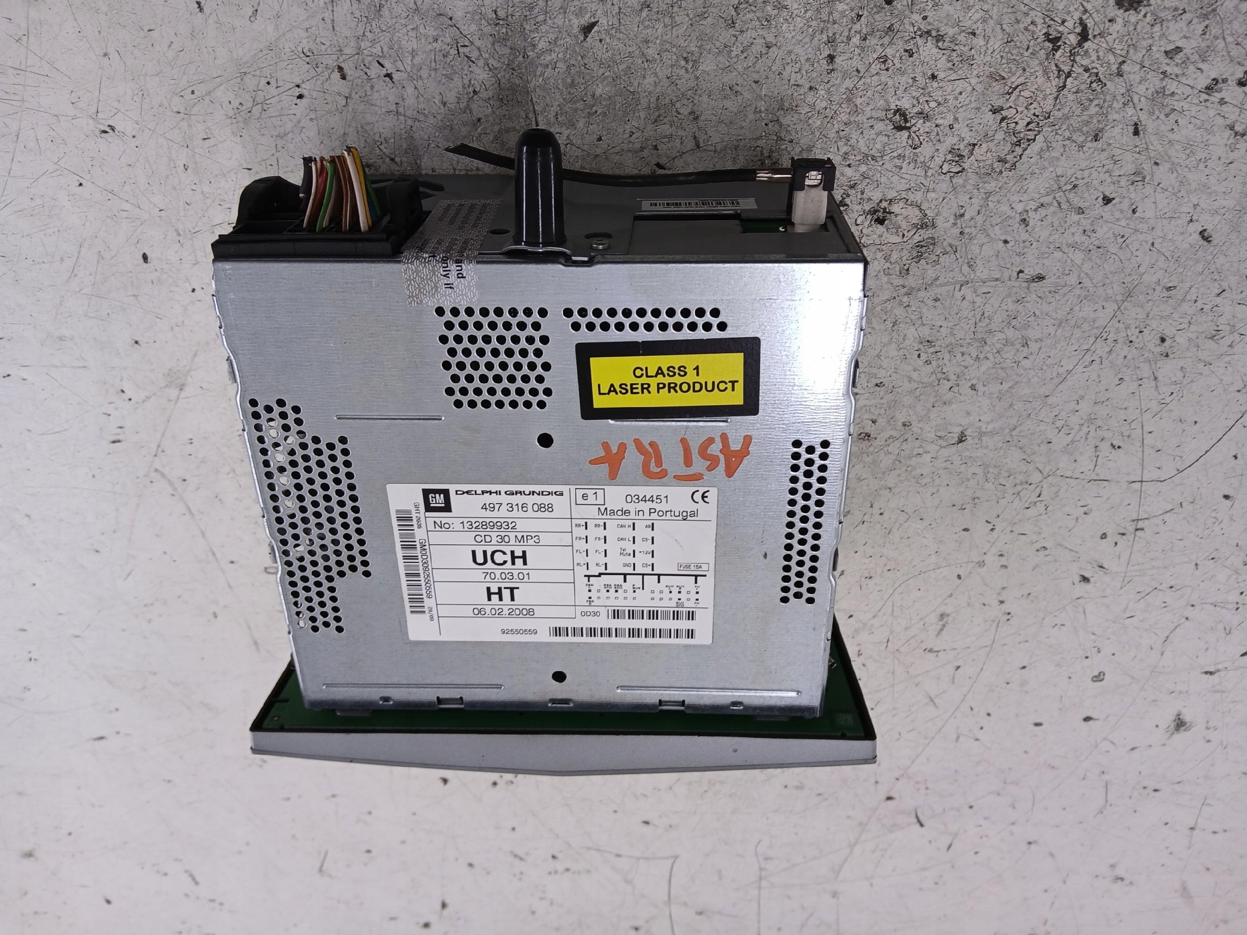OPEL ASTRA H ZAFIRA B RADIO FABRYCZNE CD 13289932 - zdjęcie 5