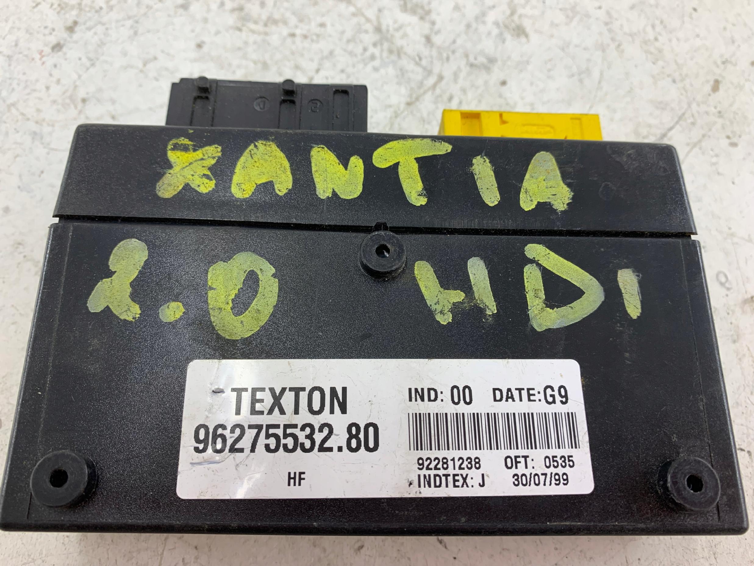 Dodatkowe zdjęcie używanej części: CITROEN XANTIA II MODUŁ STEROWNIK 96275532
