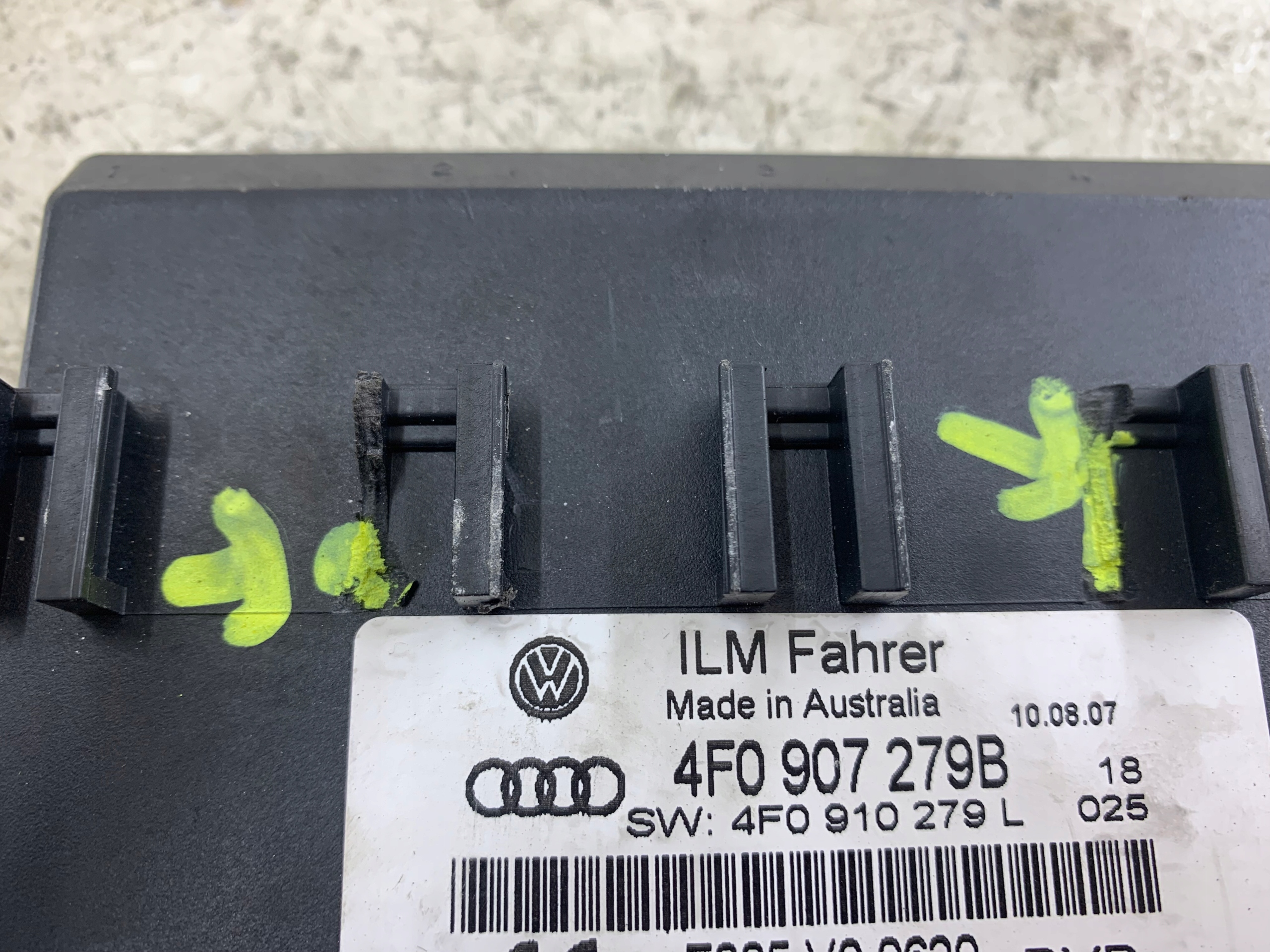 AUDI A6 C6 STEROWNIK ŚWIATEŁ MODUŁ 4F0907279B - zdjęcie 6