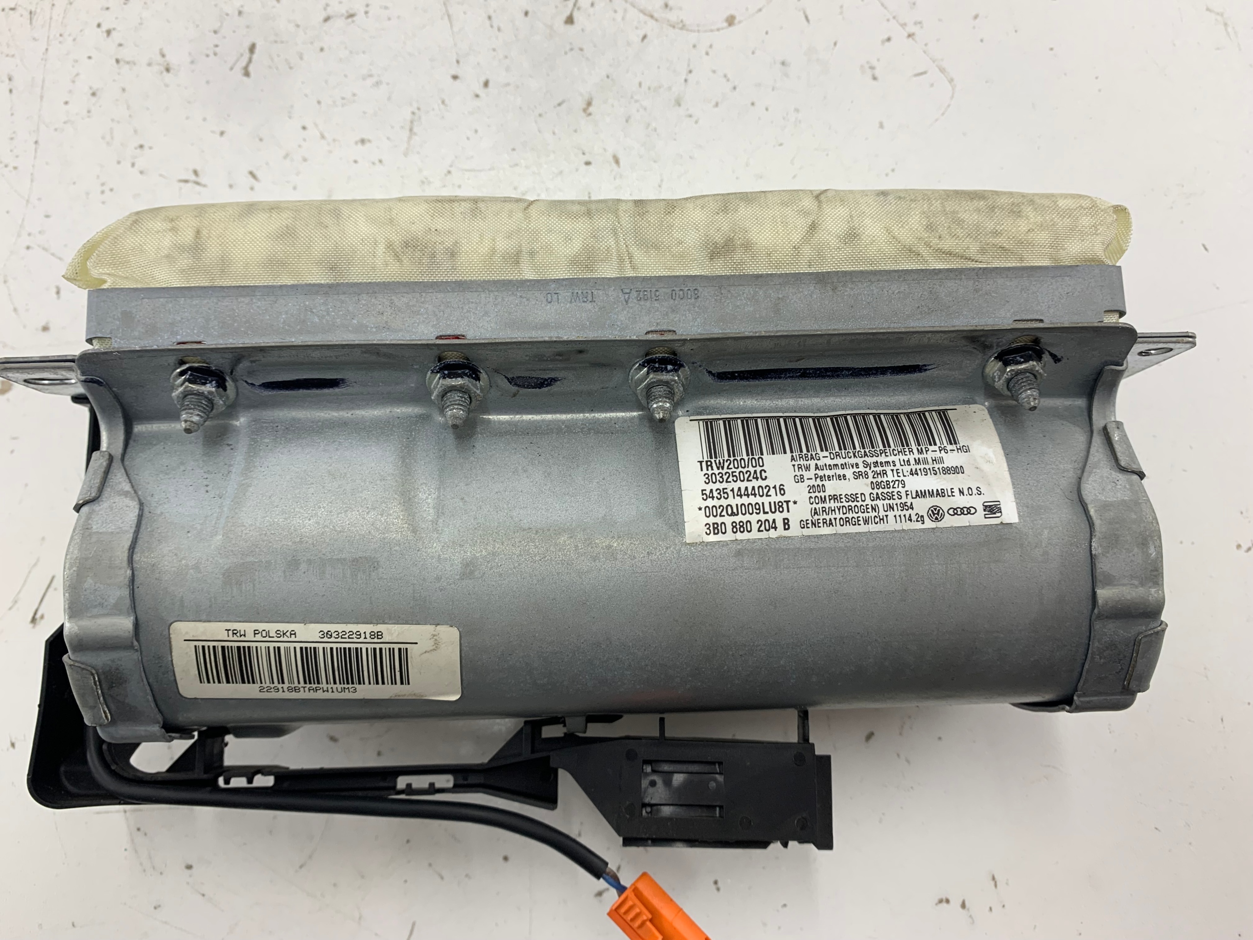 VW PASSAT B5 PODUSZKA POWIETRZNA AIRBAG PASAŻERA 3B0880204B - zdjęcie 8