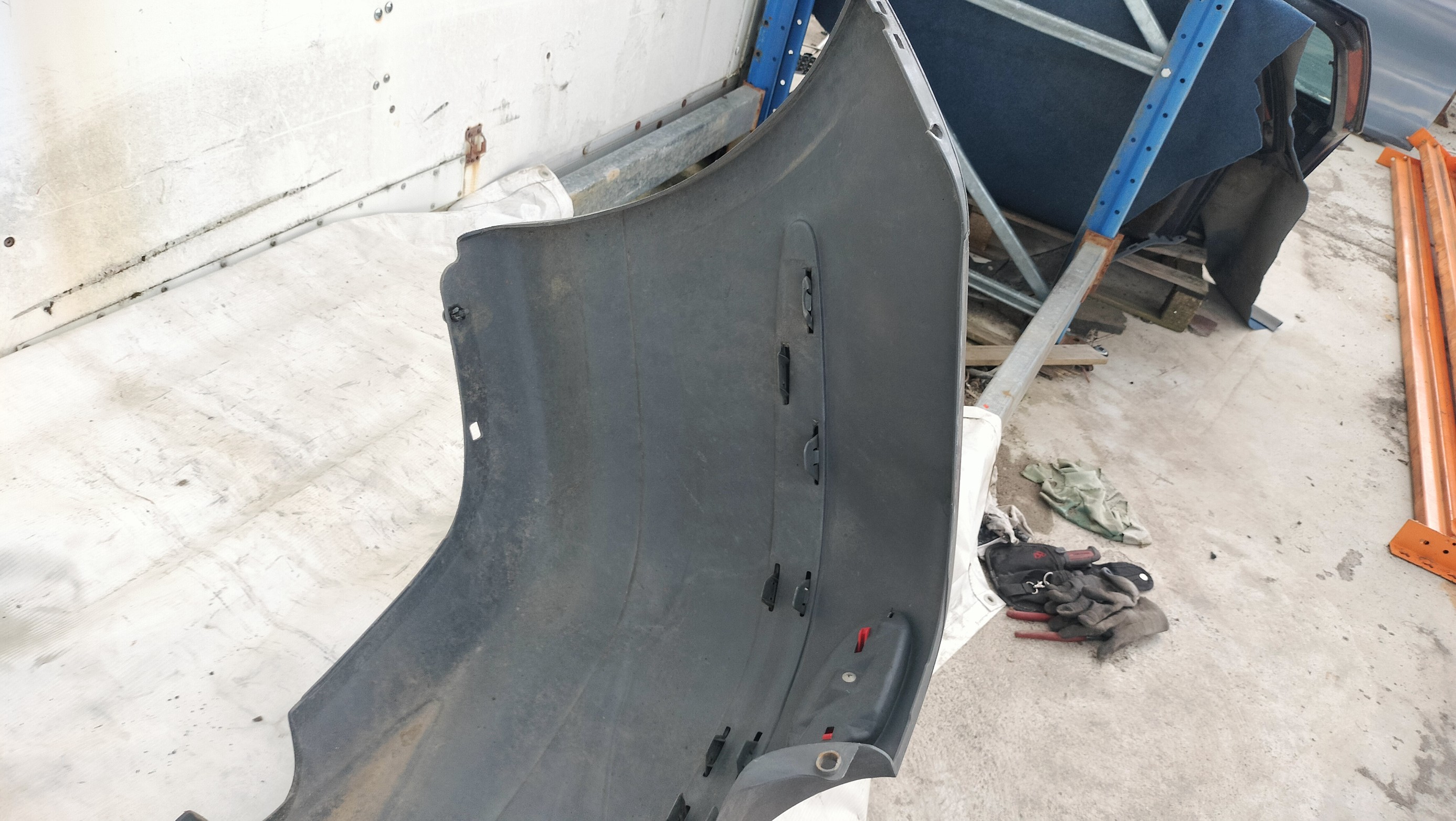 ZDERZAK TYŁ TYLNY NISSAN ALMERA TINO LIFT SZARY - zdjęcie 5