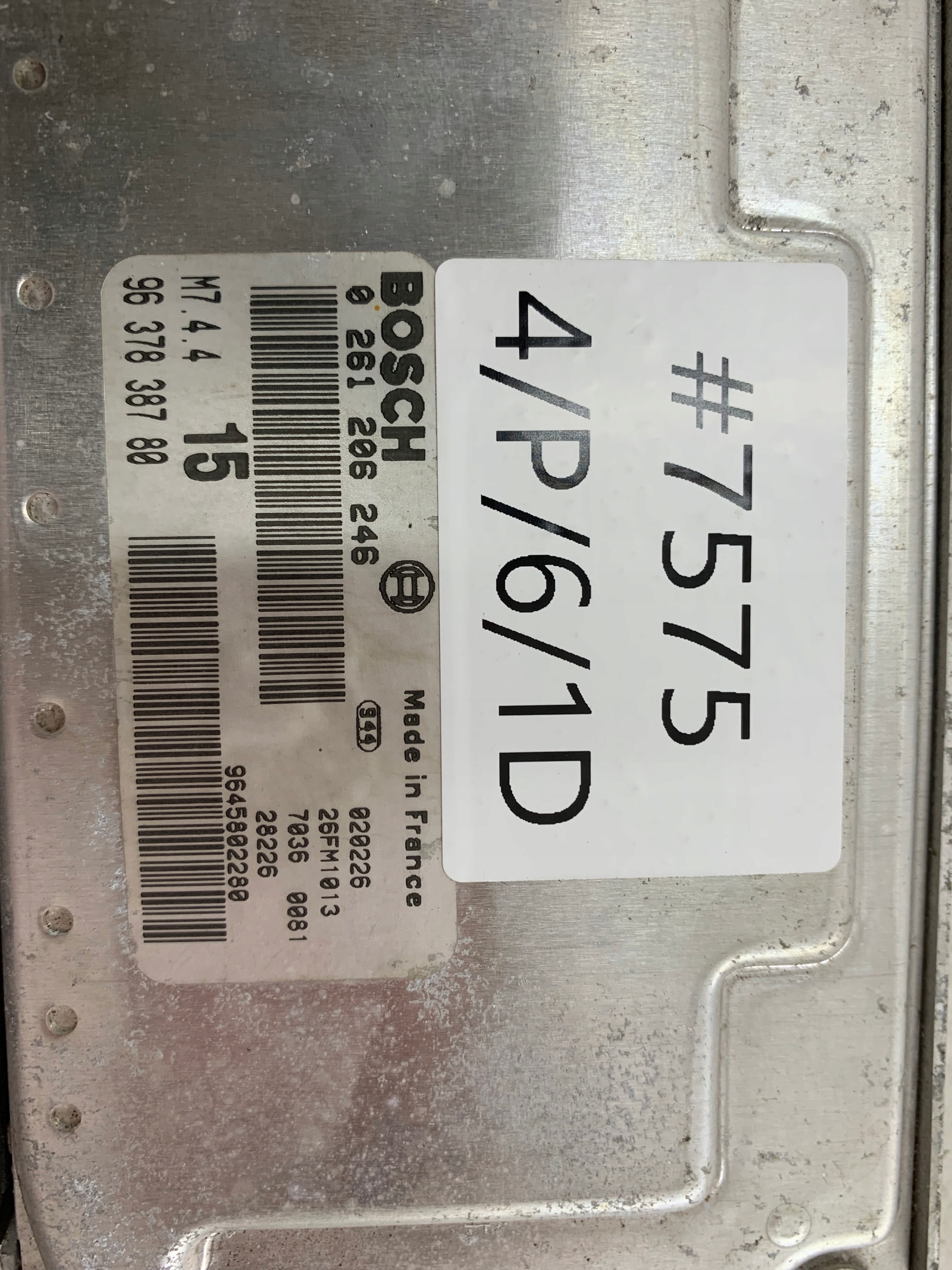 CITROEN SAXO I 1.1 STEROWNIK SILNIKA 9637838780 - zdjęcie 6