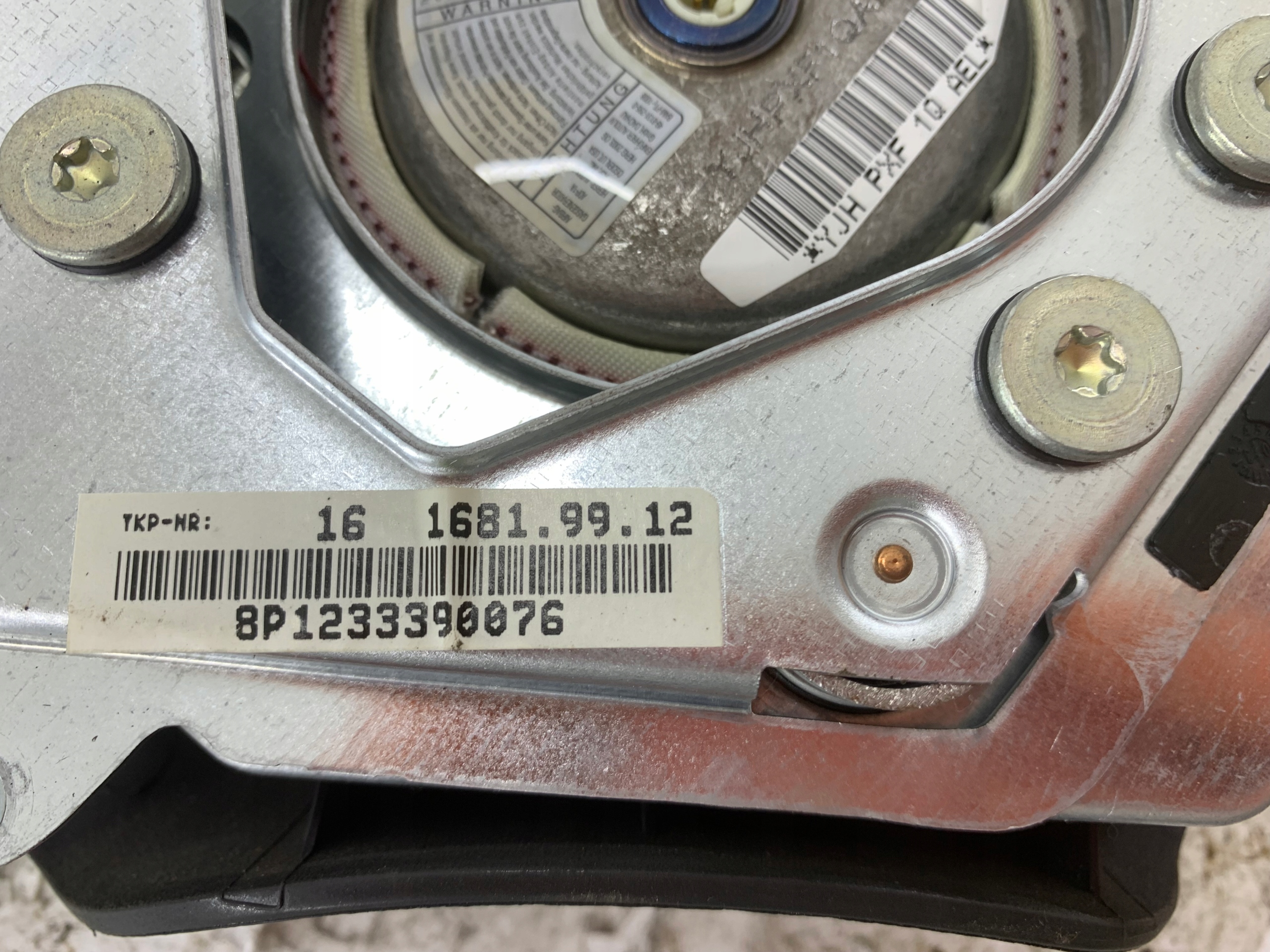 MERCEDES W168 AIRBAG PODUSZKA KIEROWCY 1684600298 - zdjęcie 4