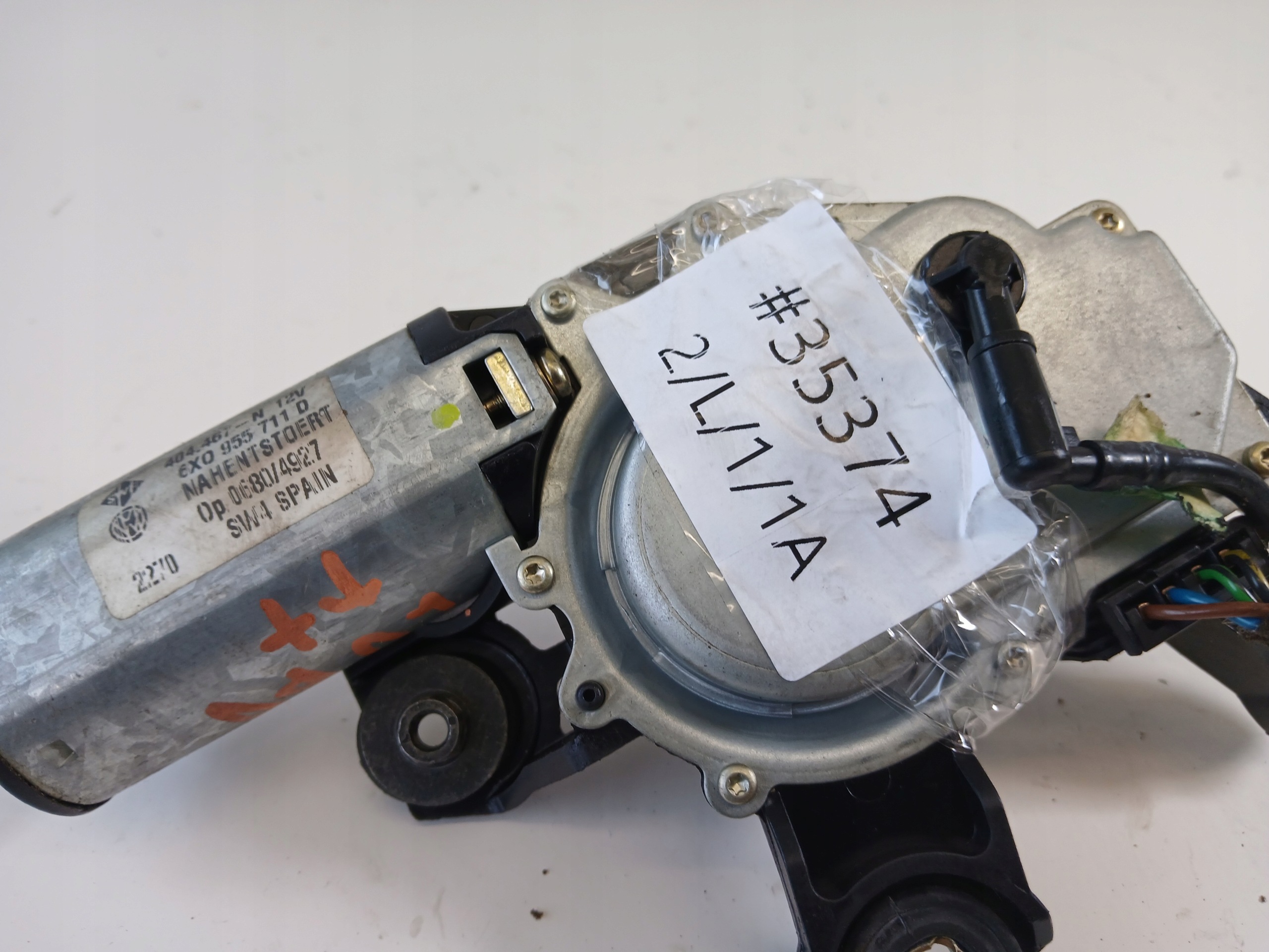 VW POLO 6N2 MECHANIZM WYCIERACZKI TYŁ 6X0955711D - zdjęcie 5