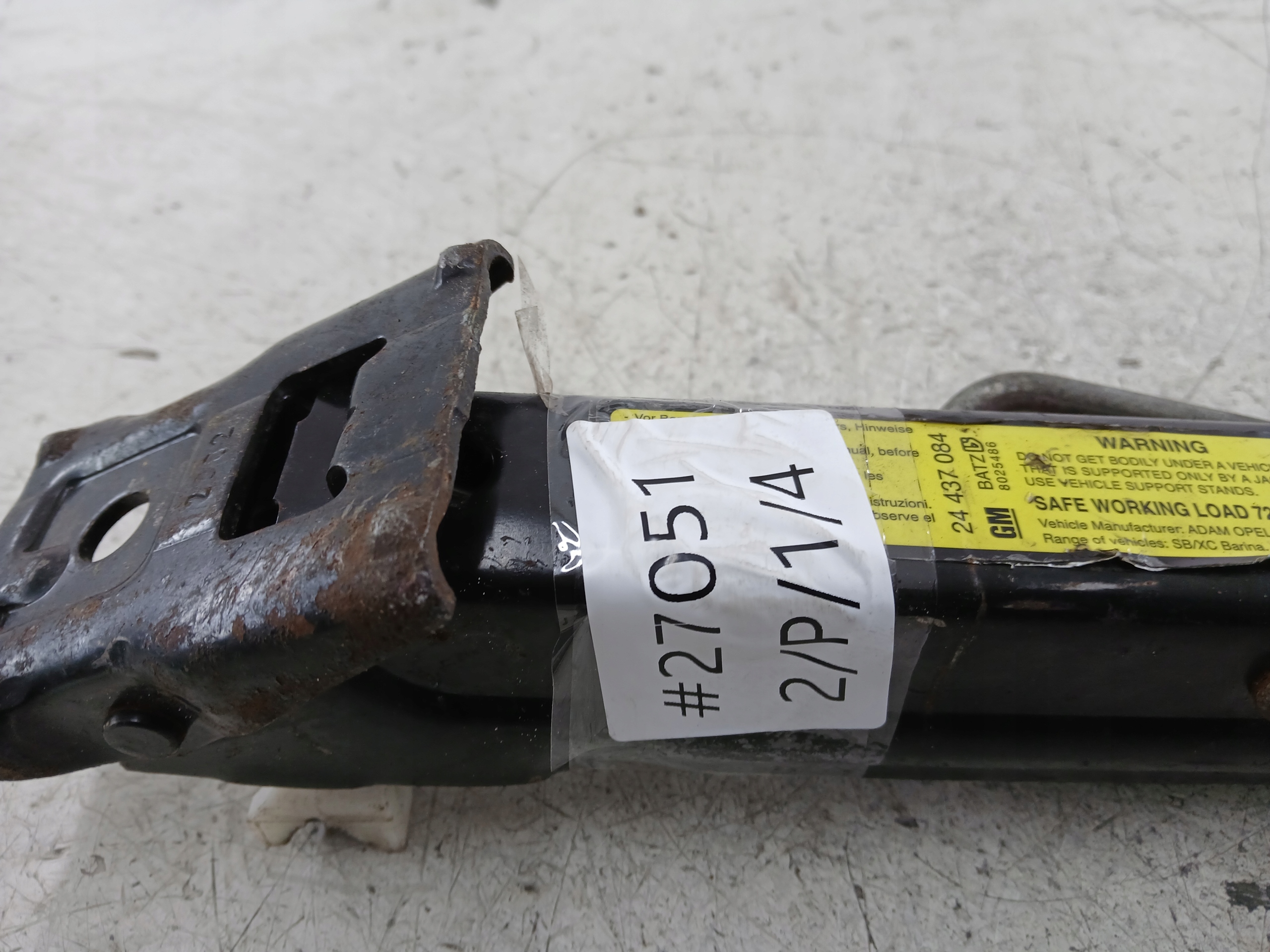 OPEL CORSA C LEWAREK PODNOŚNIK 24437084 - zdjęcie 6