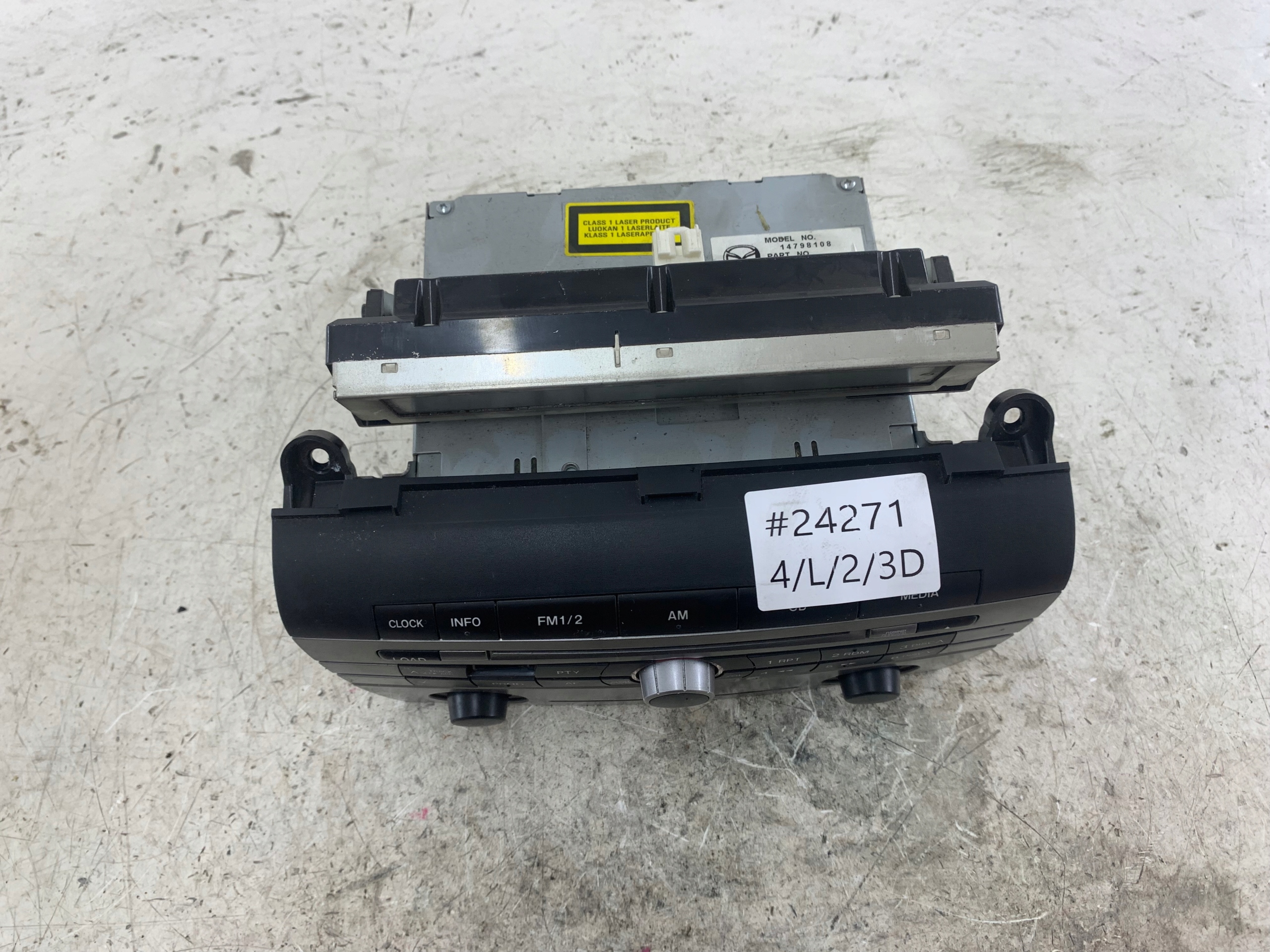 MAZDA 3 BK I RADIO FARBYCZNE CD BS3T66AR0 - zdjęcie 7