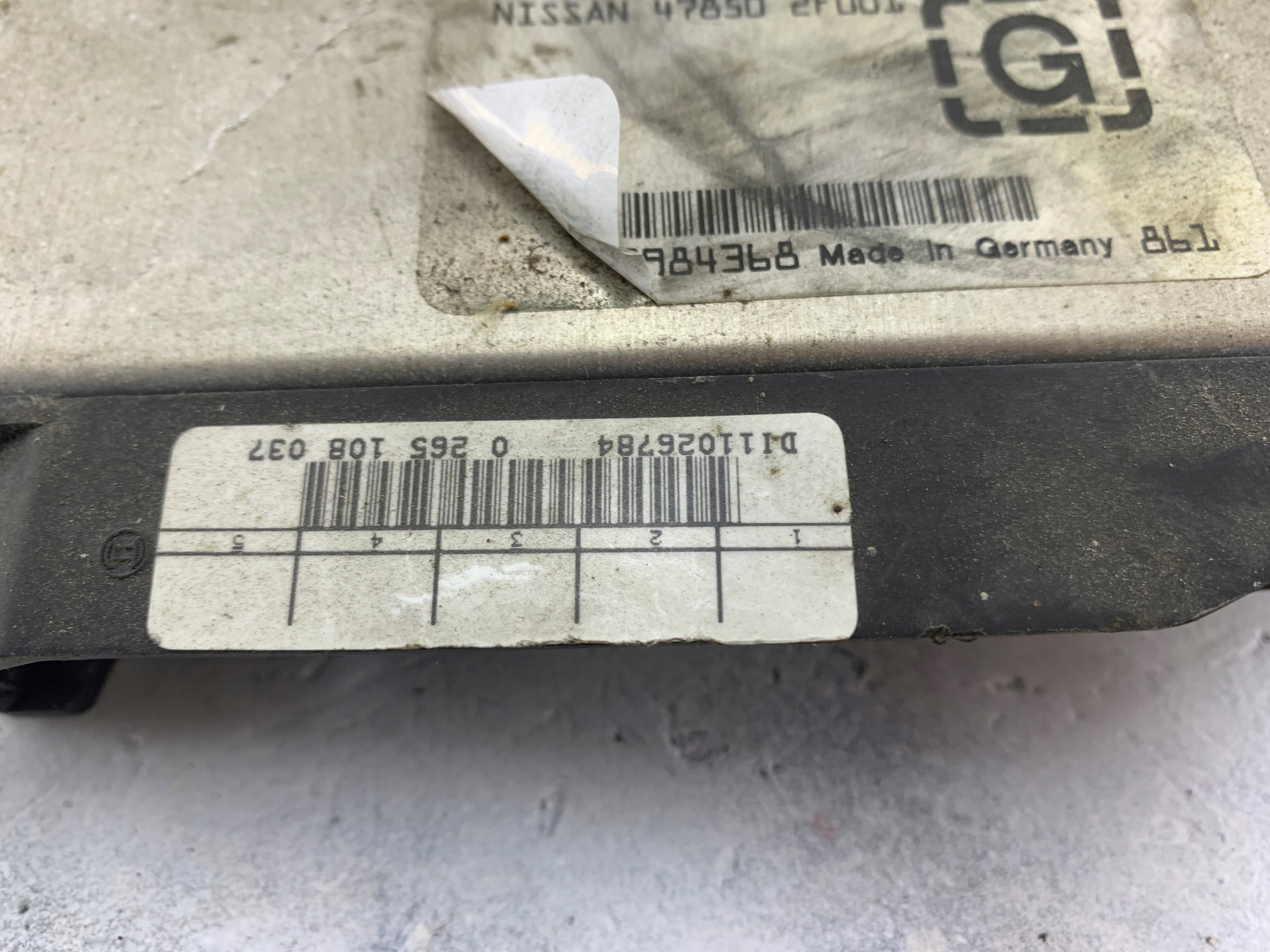 Dodatkowe zdjęcie używanej części: NISSAN PRIMERA P11 STEROWNIK MODUŁ ABS 478502F001