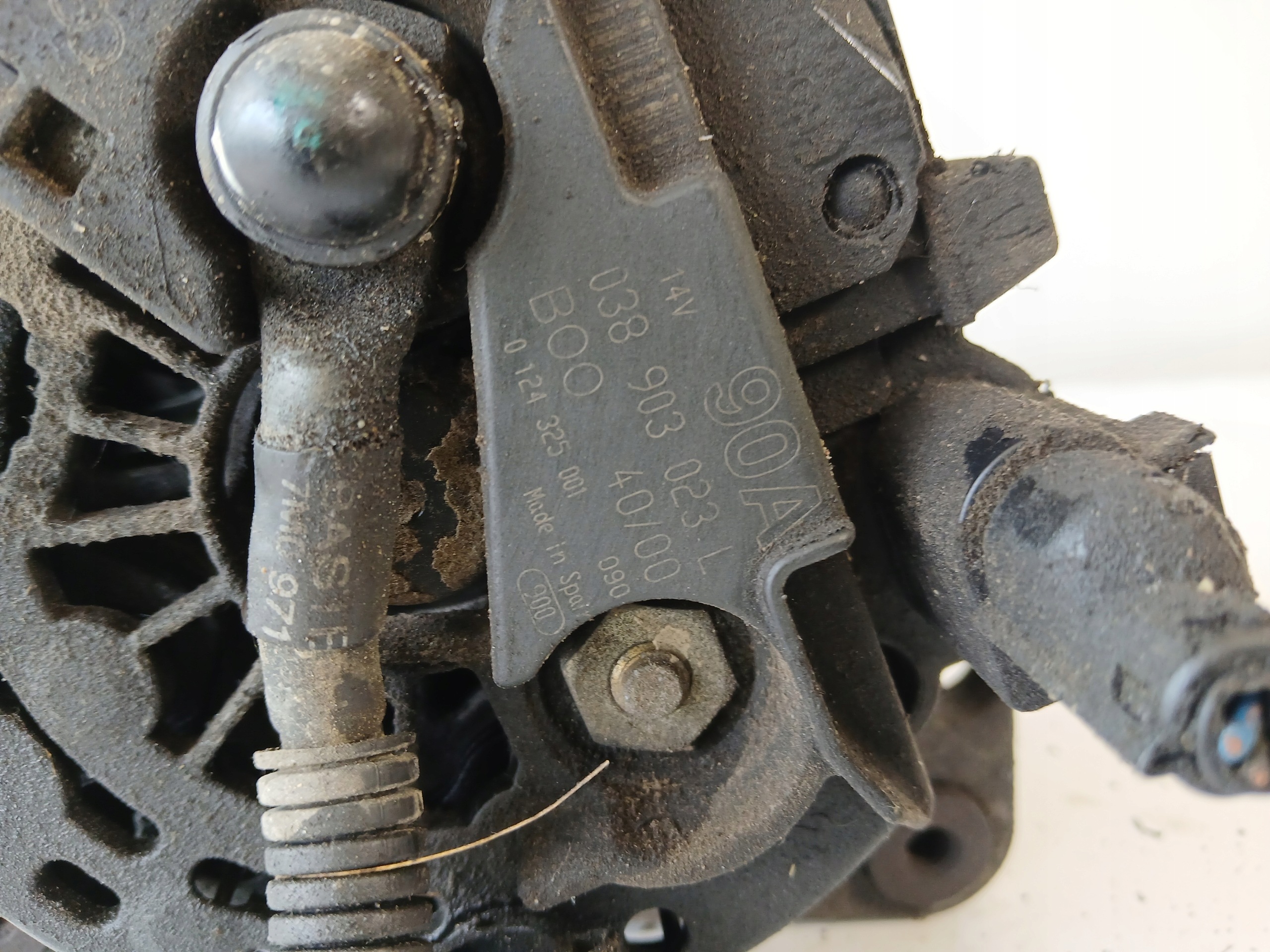 Dodatkowe zdjęcie używanej części: VW GOLF IV BORA LEON I A3 8L 1.9 TDI ALTERNATOR 038903023L 90A