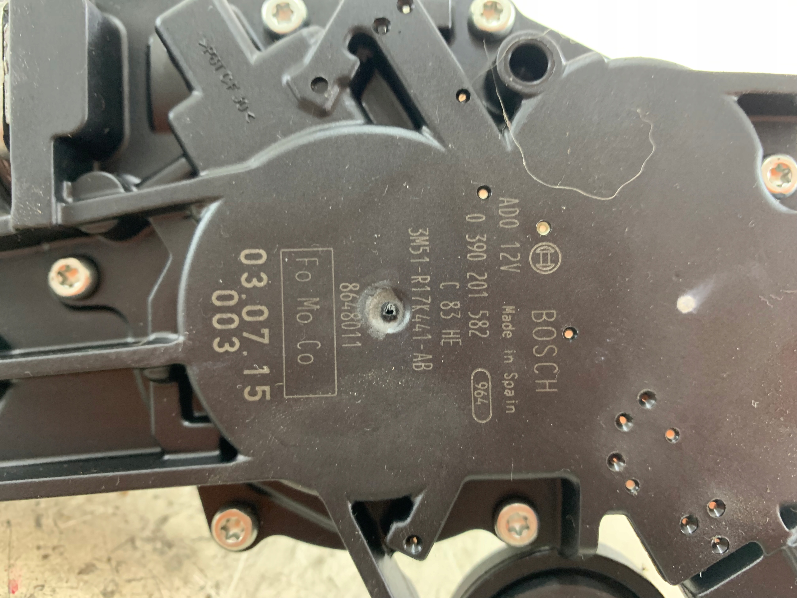 Dodatkowe zdjęcie używanej części: FORD FOCUS C-MAX MK1 I MECHANIZM WYCIERACZKI TYŁ 3M51R17K441AB