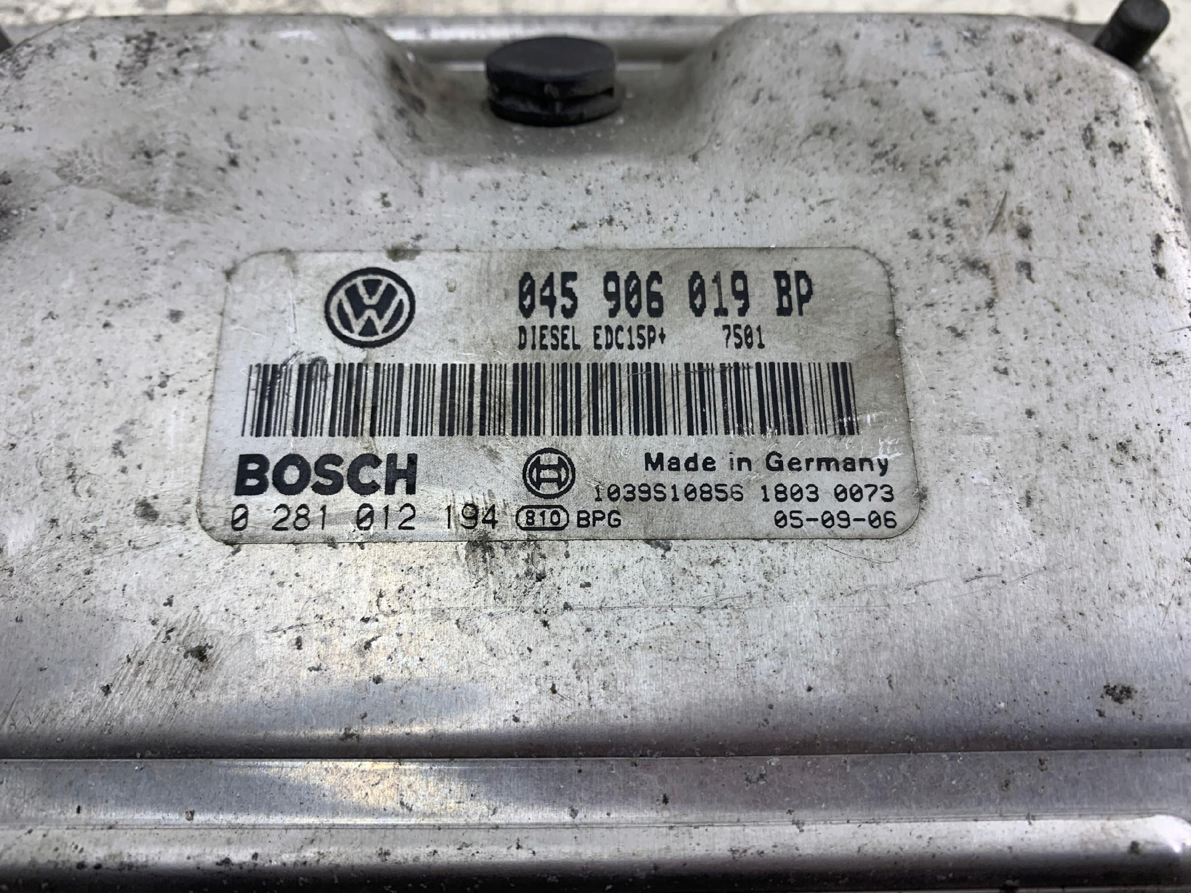 Dodatkowe zdjęcie używanej części: VW POLO 9N 1.4 TDI STEROWNIK SILNIKA 045906019BP