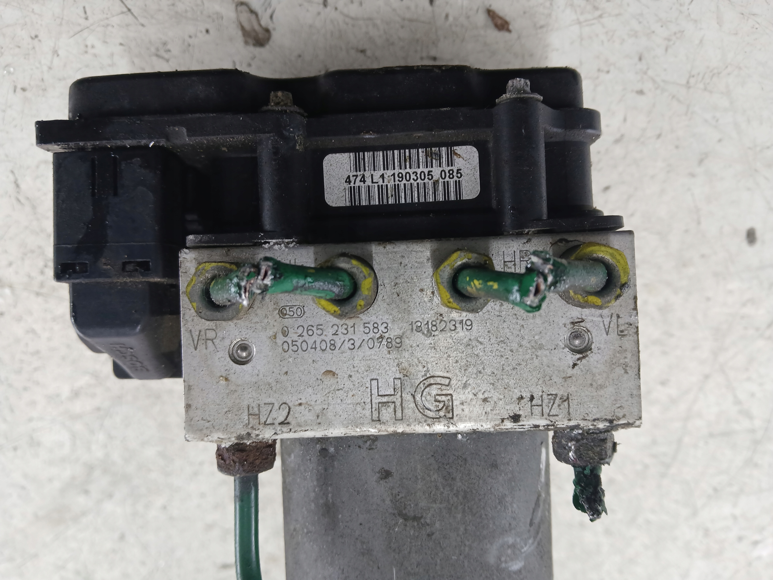 OPEL CORSA C POMPA HAMULCOWA ABS 13182319 0265800443 - zdjęcie 6