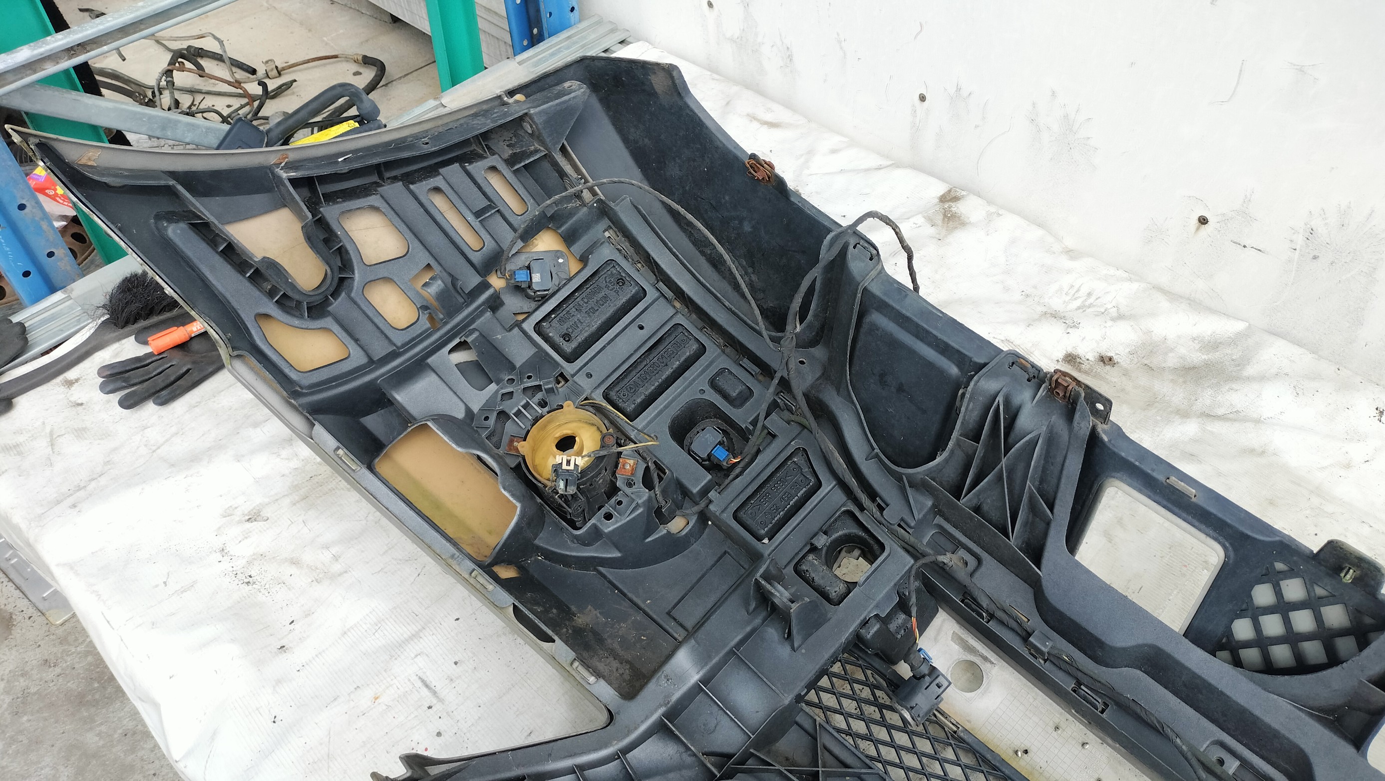 MERCEDES ML W164 ZDERZAK PRZÓD PRZEDNI SREBRNY ZŁOTY - zdjęcie 9