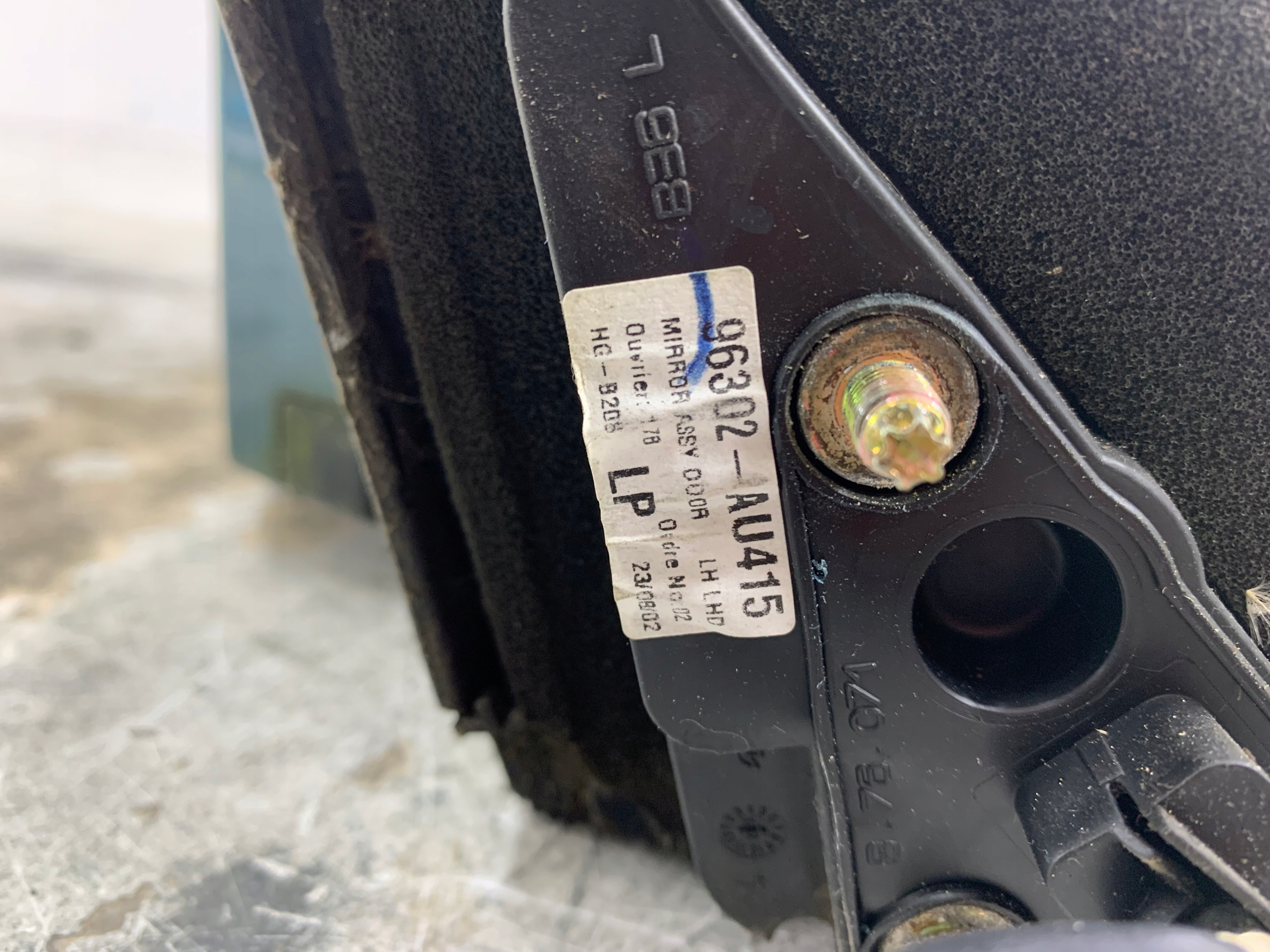 NISSAN PRIMERA P12 LUSTERKO LEWE 5 PIN NIEBIESKIE - zdjęcie 6