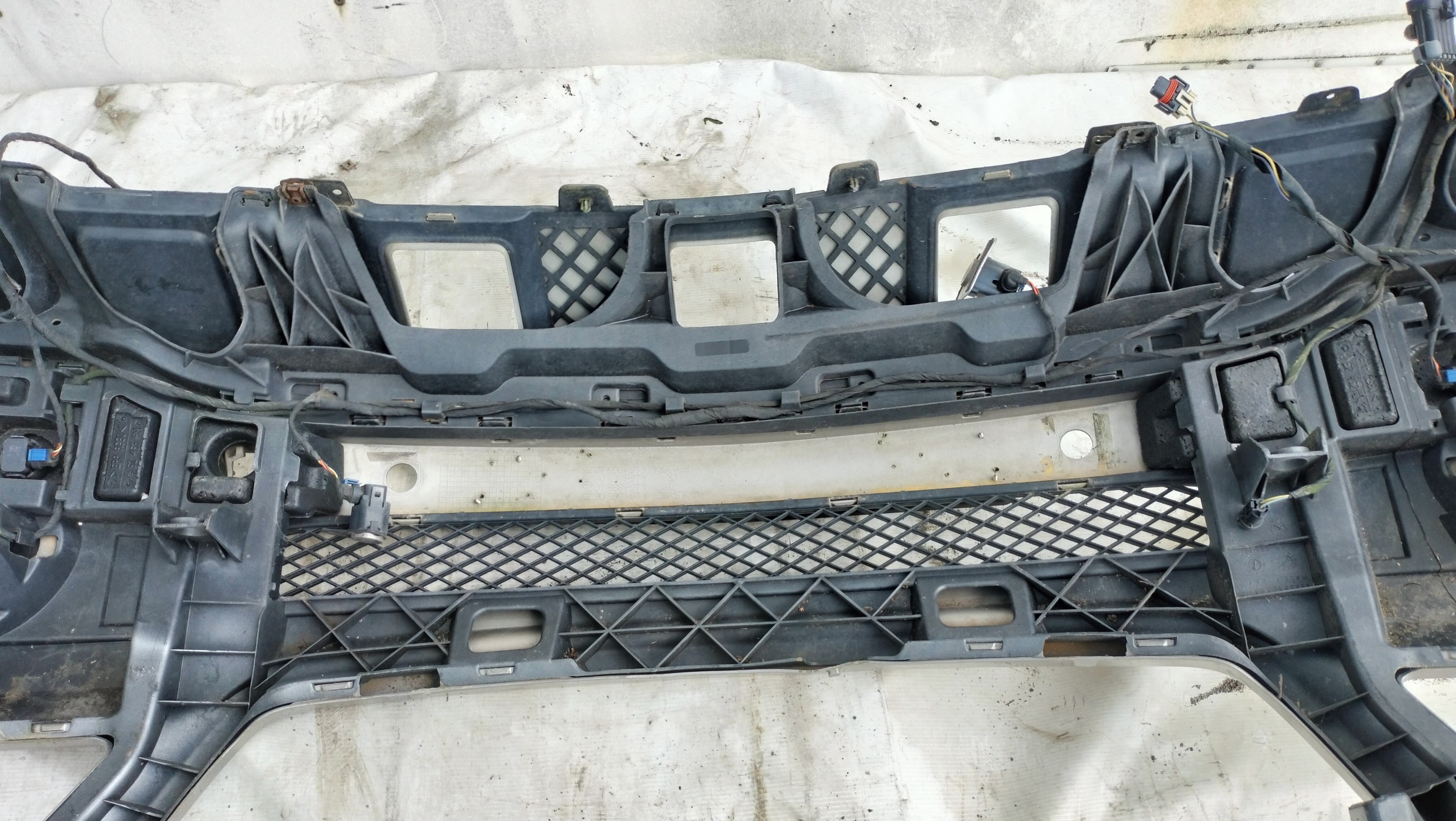 MERCEDES ML W164 ZDERZAK PRZÓD PRZEDNI SREBRNY ZŁOTY - zdjęcie 7