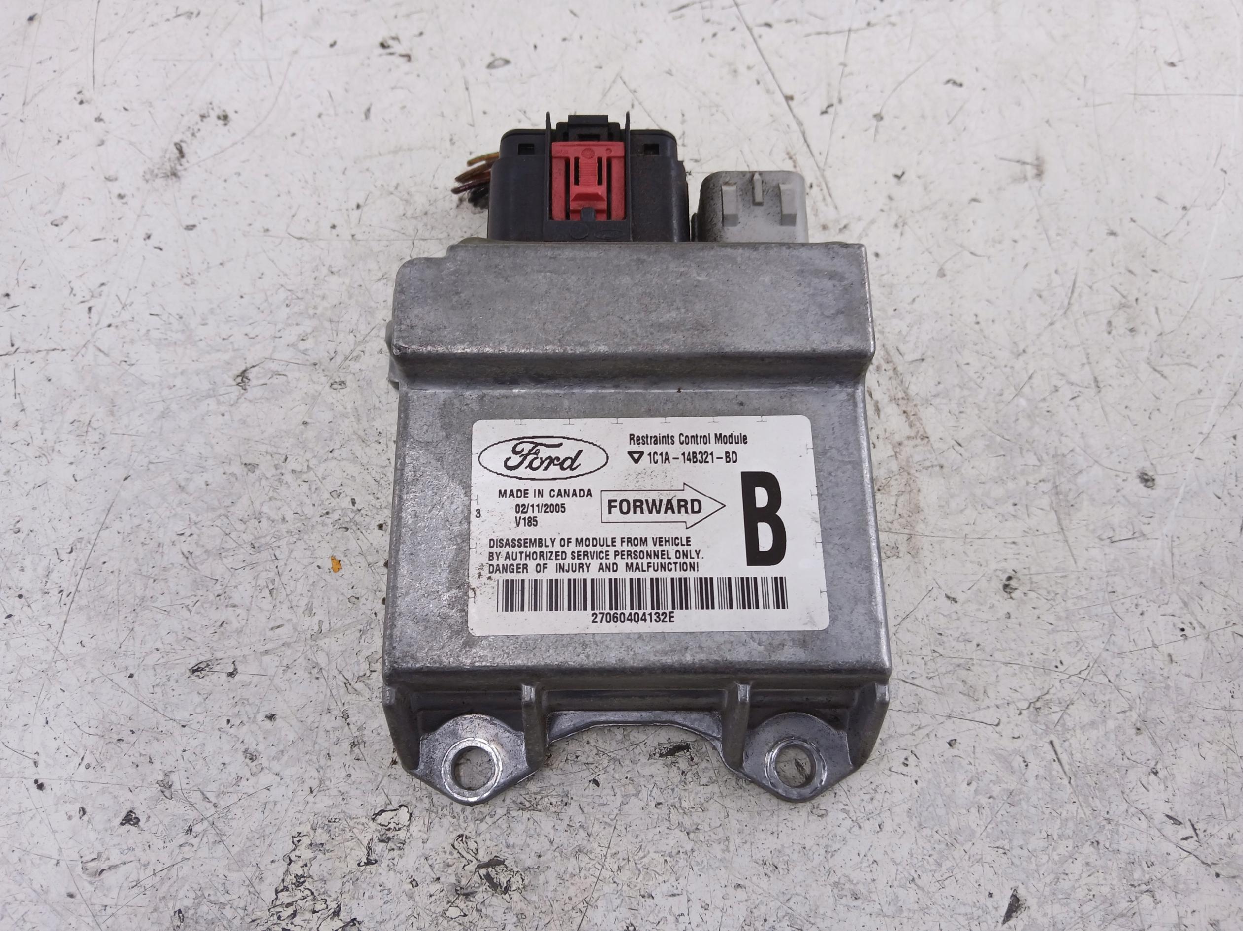 Dodatkowe zdjęcie używanej części: FORD TRANSIT MK5 SENSOR MODUŁ AIRBAG PODUSZEK 1C1A14B321BD