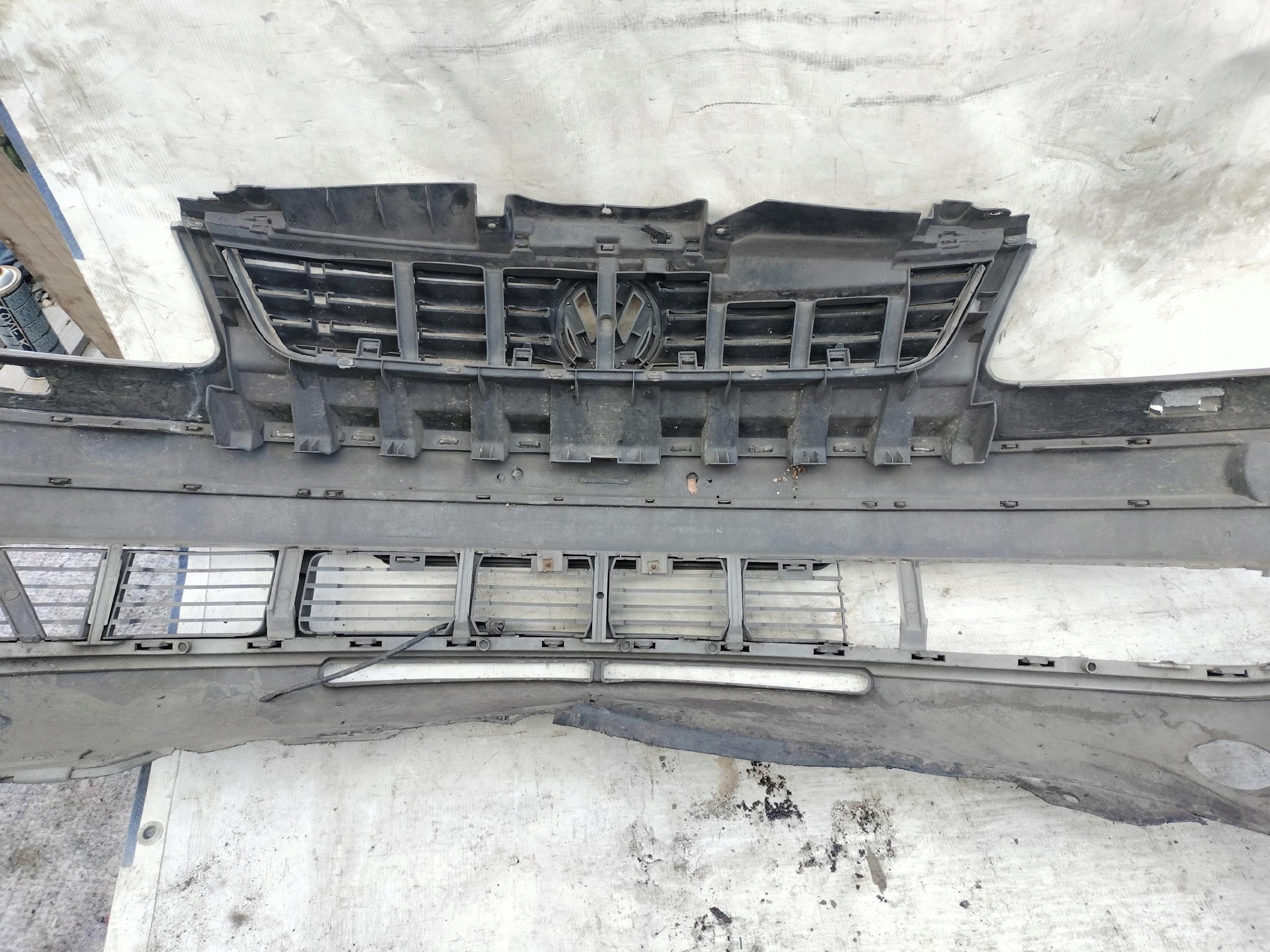 VW PASSAT B5 ZDERZAK PRZÓD SREBRNY - zdjęcie 2
