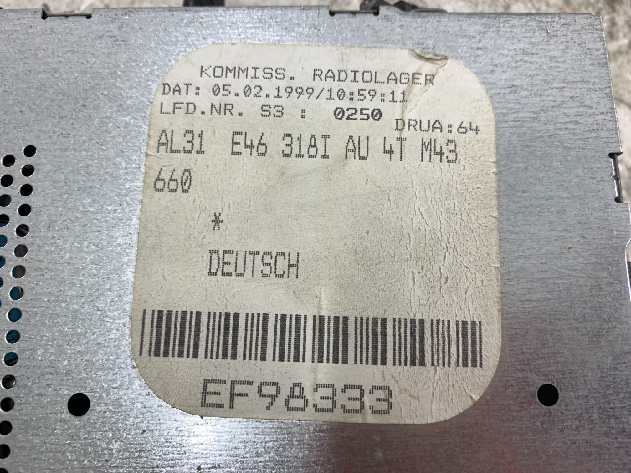 RADIO PHILIPS BMW OE 65.12 - 8383147 - zdjęcie 7