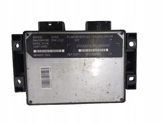 PEUGEOT PARTNER I CITROEN BERLINGO I 1.9 D STEROWNIK SILNIKA 9641390180