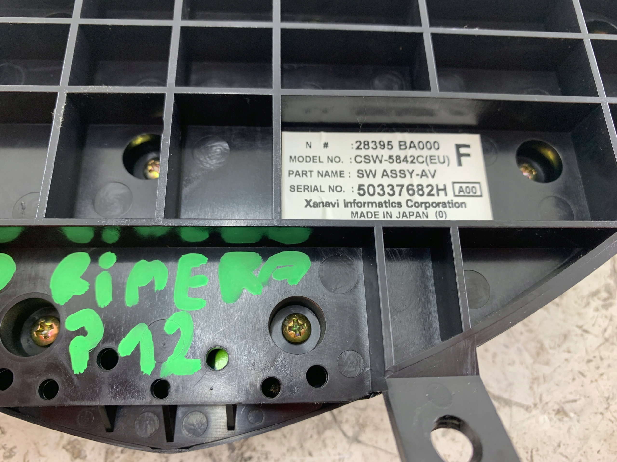 NISSAN PRIMERA P12 PANEL KLIMATYZACJI 28395BA000 - zdjęcie 5
