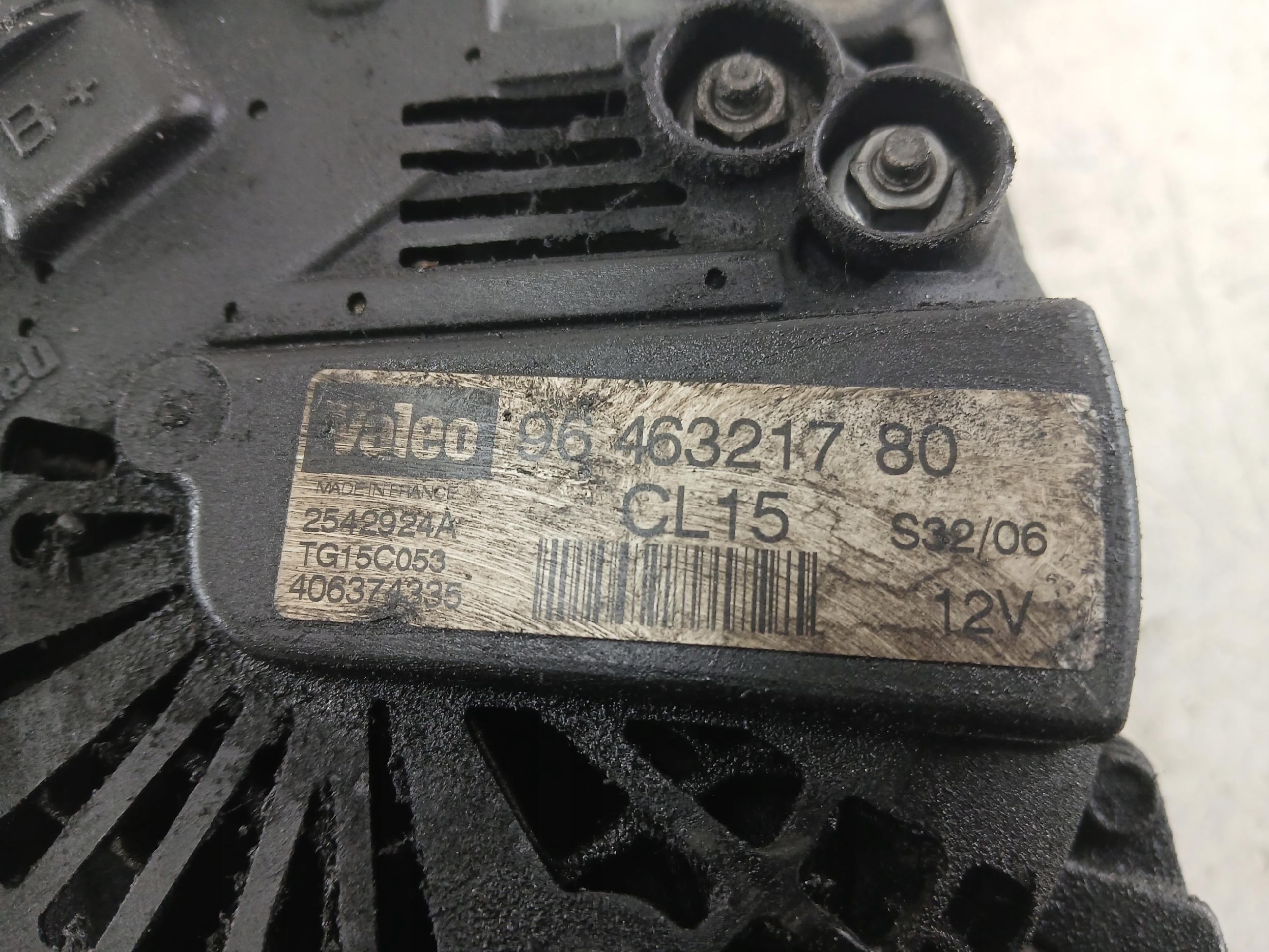 Dodatkowe zdjęcie używanej części: PEUGEOT 407 1.6 HDI CITROEN C4 I ALTERNATOR 9646321780