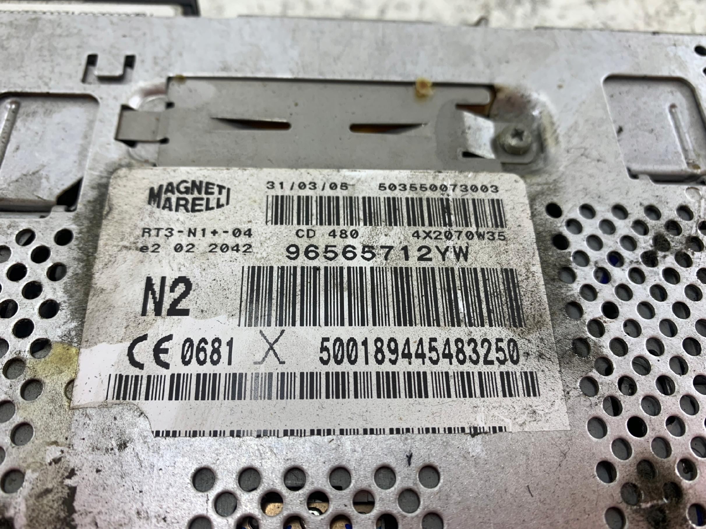 CITROEN C5 I PEUGEOT 407 RADIO FABRYCZNE NAVI CD 96565712YW - zdjęcie 6