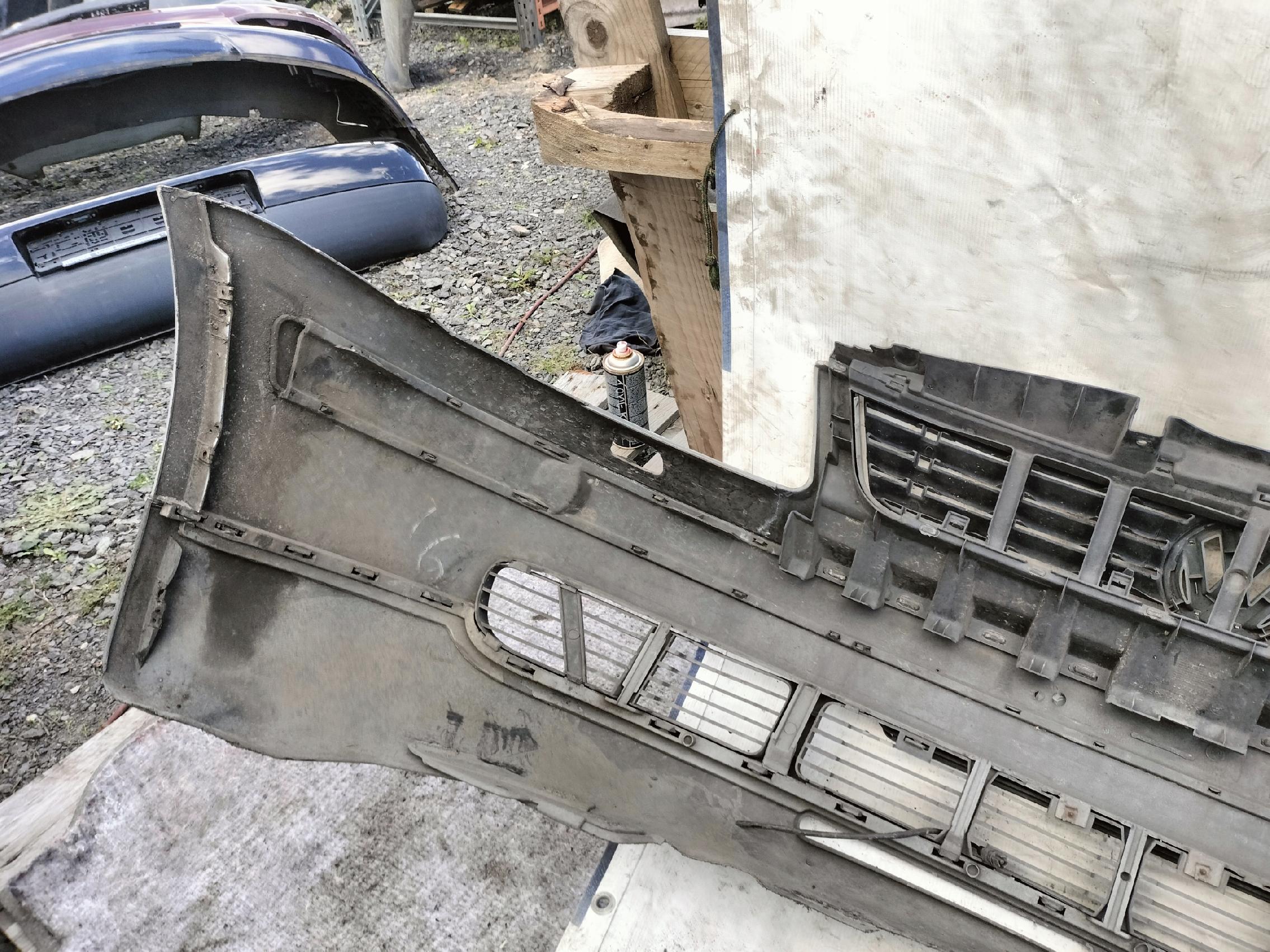 VW PASSAT B5 ZDERZAK PRZÓD SREBRNY - zdjęcie 4