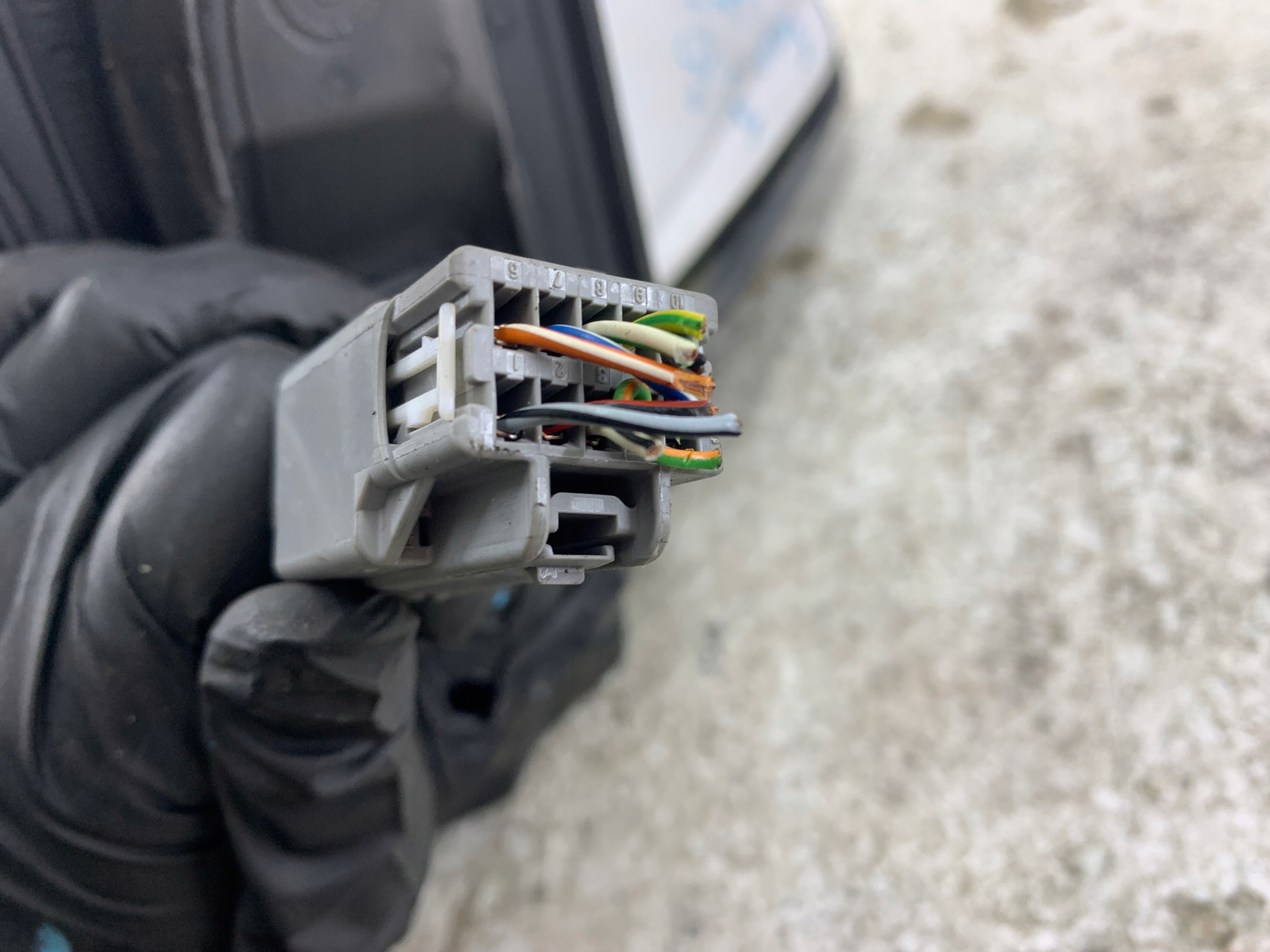 FORD FOCUS MK2 LUSTERKO PRAWE 7 PIN LAKIER 13 - zdjęcie 7