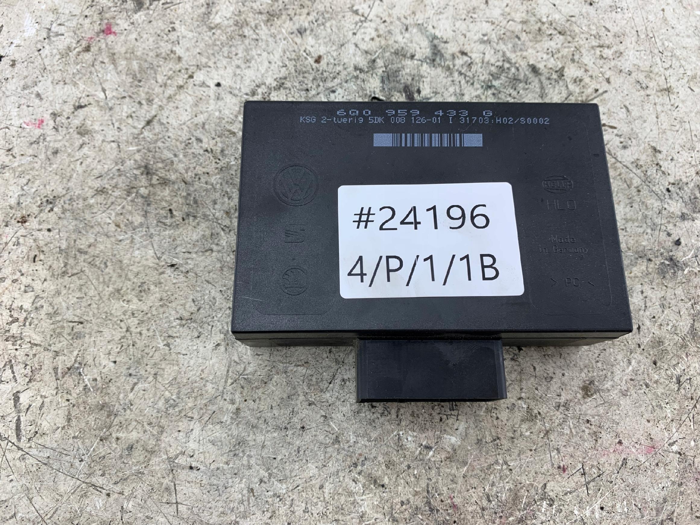 SKODA FABIA I VW POLO 9N SEAT IBIZA III MODUŁ KOMFORTU 6Q0959433G - zdjęcie 5