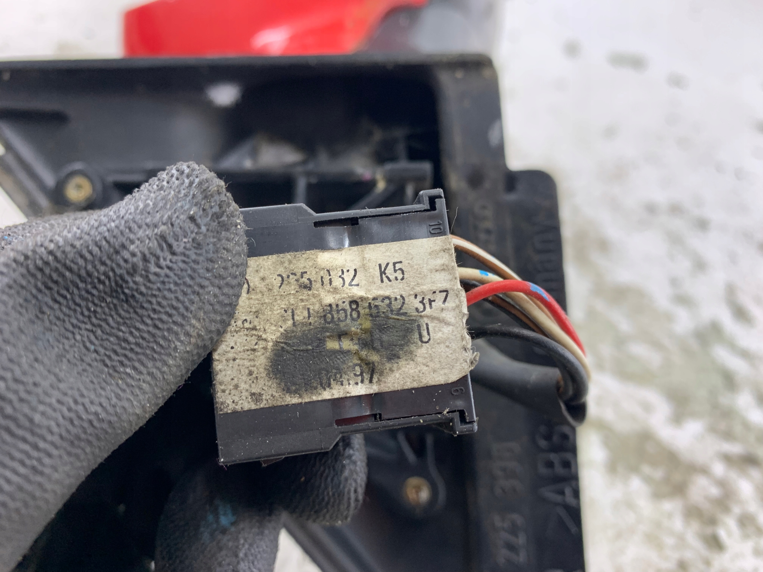 AUDI A3 8L LUSTERKO PRAWE LY3H 5 PIN - zdjęcie 6