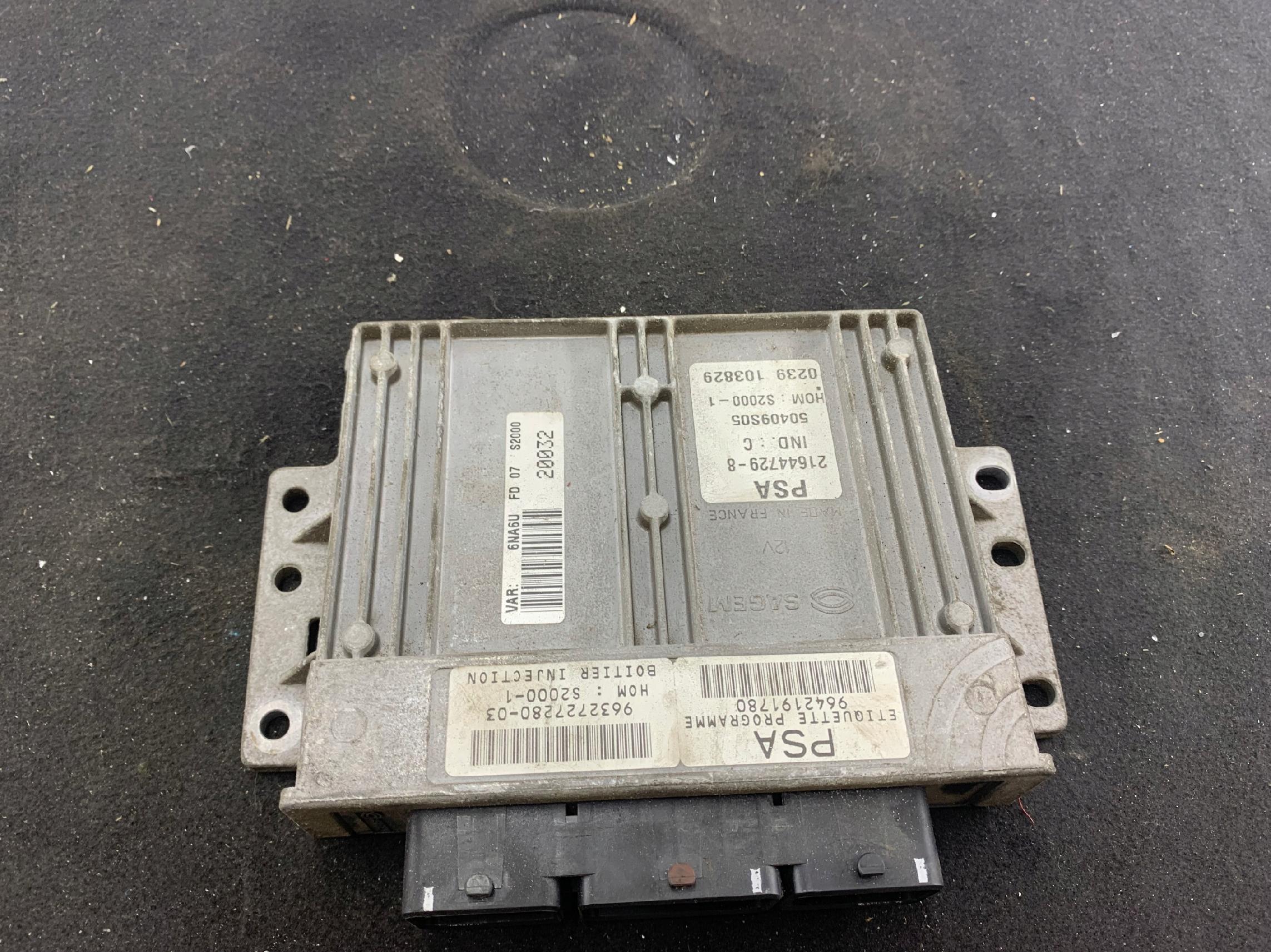CITROEN XSARA PICASSO 1.6 STEROWNIK SILNIKA 9632727280 - zdjęcie 4