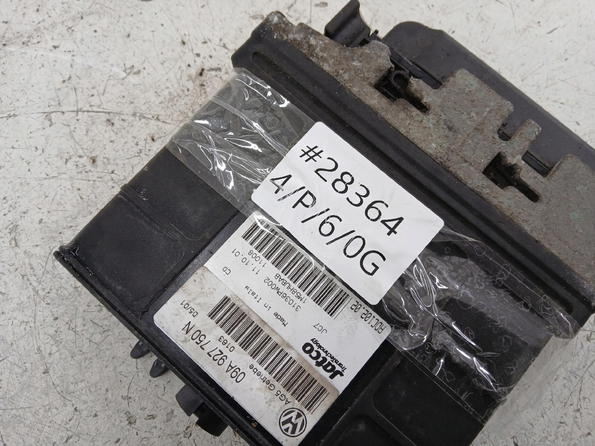 VW GOLF IV 1.9 TDI KOMPUTER STEROWNIK SKRZYNI BIEGÓW 09A927750N - zdjęcie 6