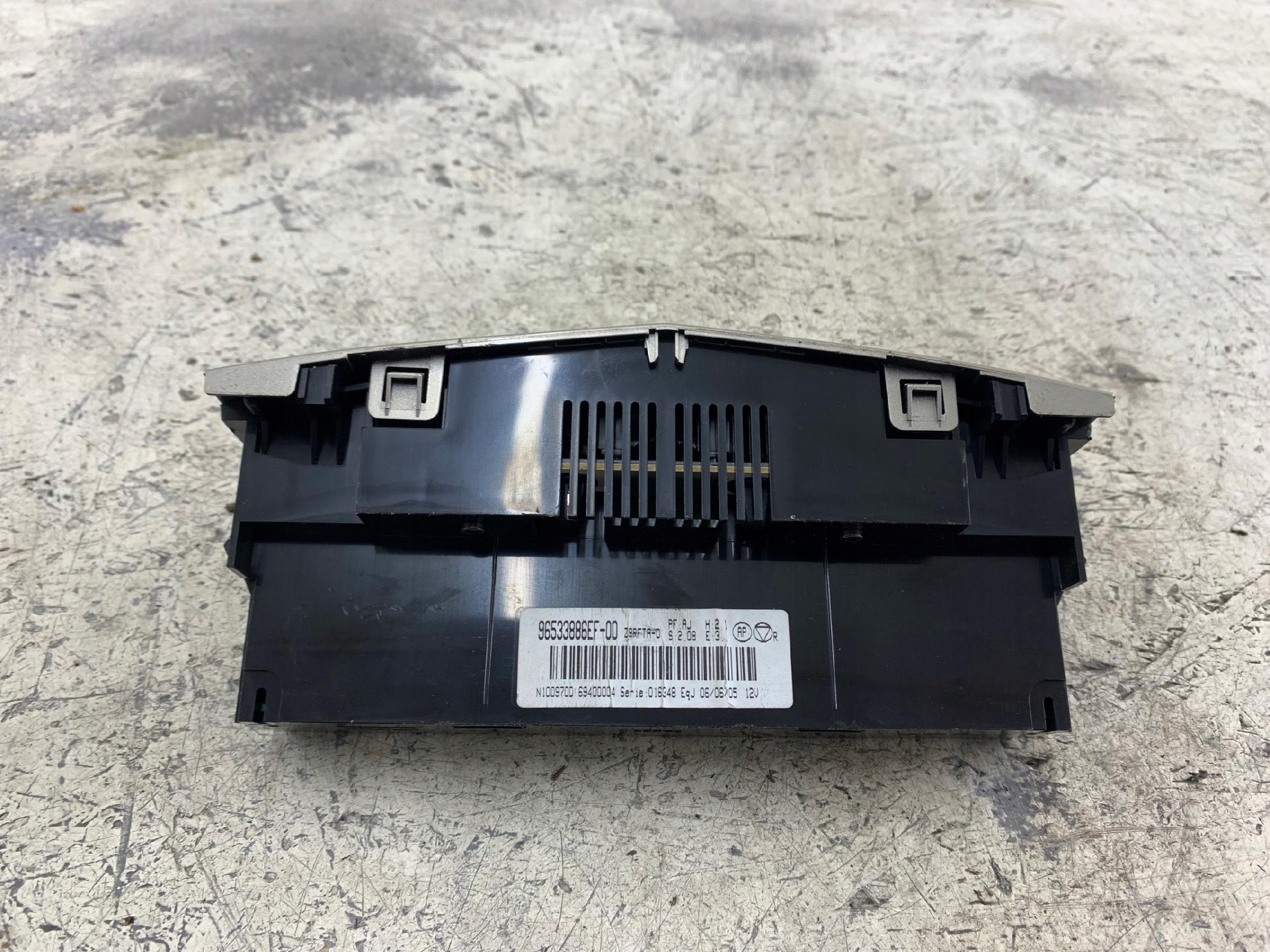 PEUGEOT 607 PANEL KLIMATYZACJI NAWIEWU 96533886EF - zdjęcie 7
