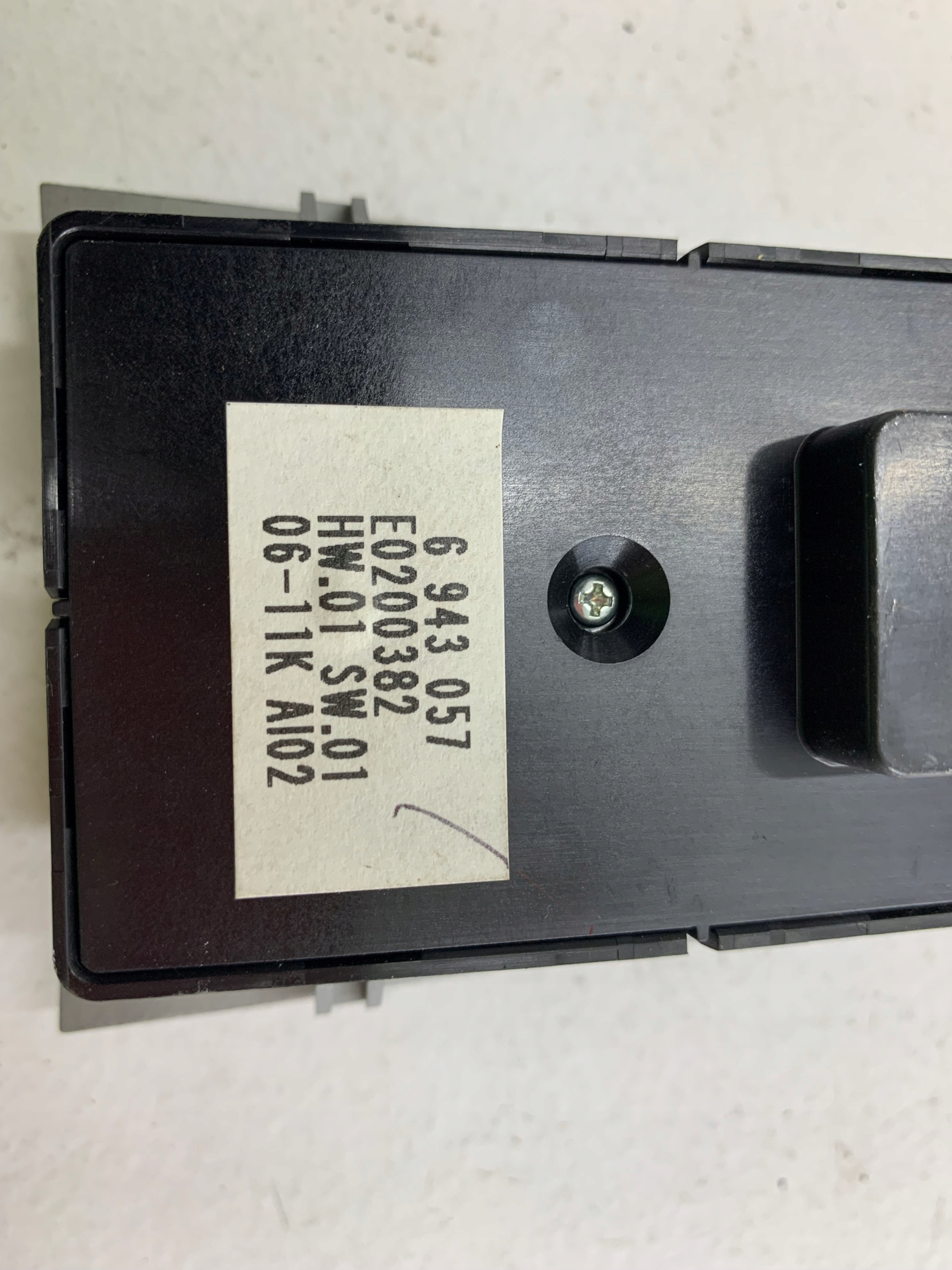 BMW E65 LIFT PANEL PRZEŁĄCZNIK SZYB LEWY PRZÓD 6943057 - zdjęcie 9