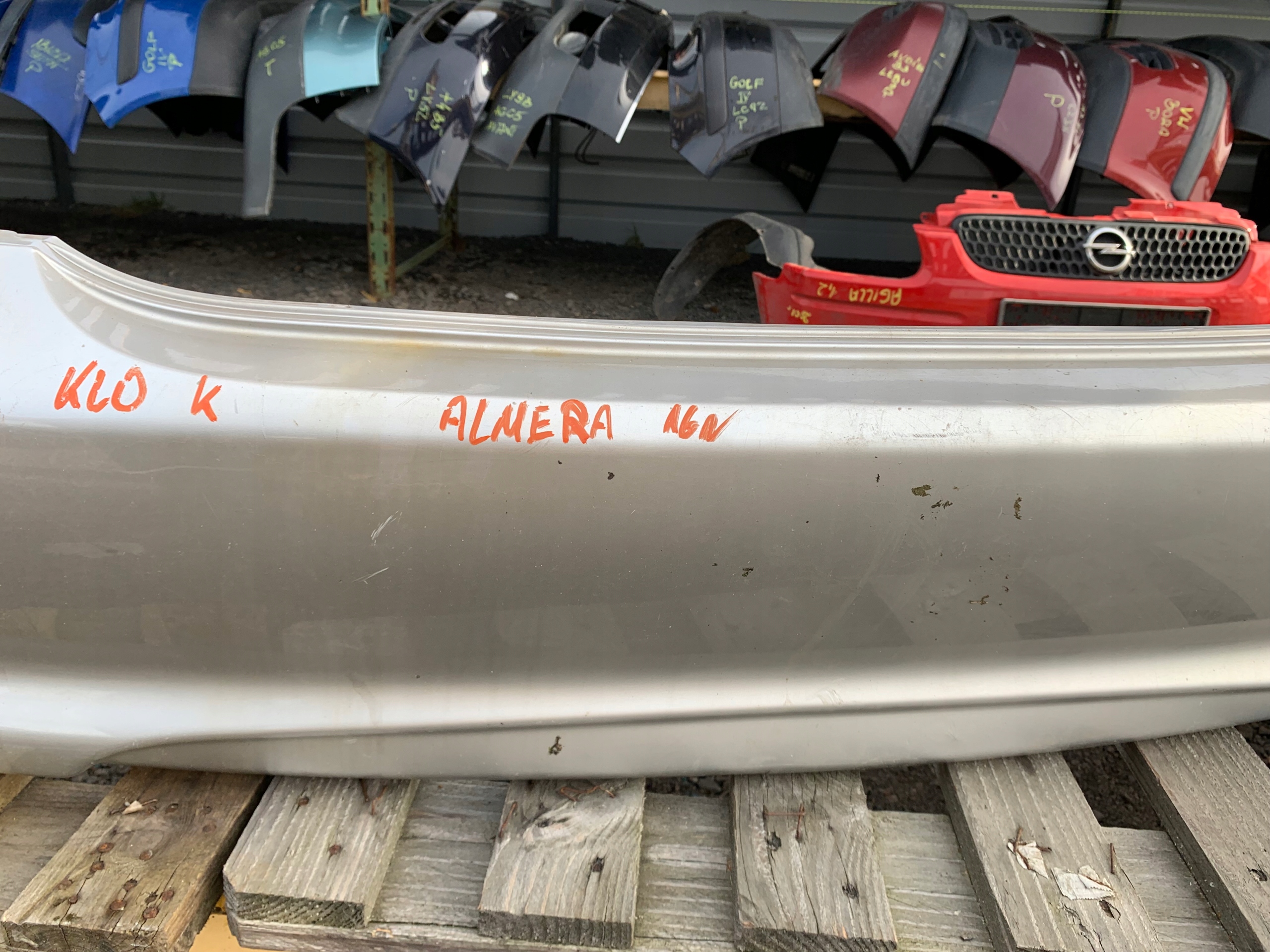 NISSAN ALMERA N16 ZDERZAK TYŁ TYLNY KL0 KLO - zdjęcie 4