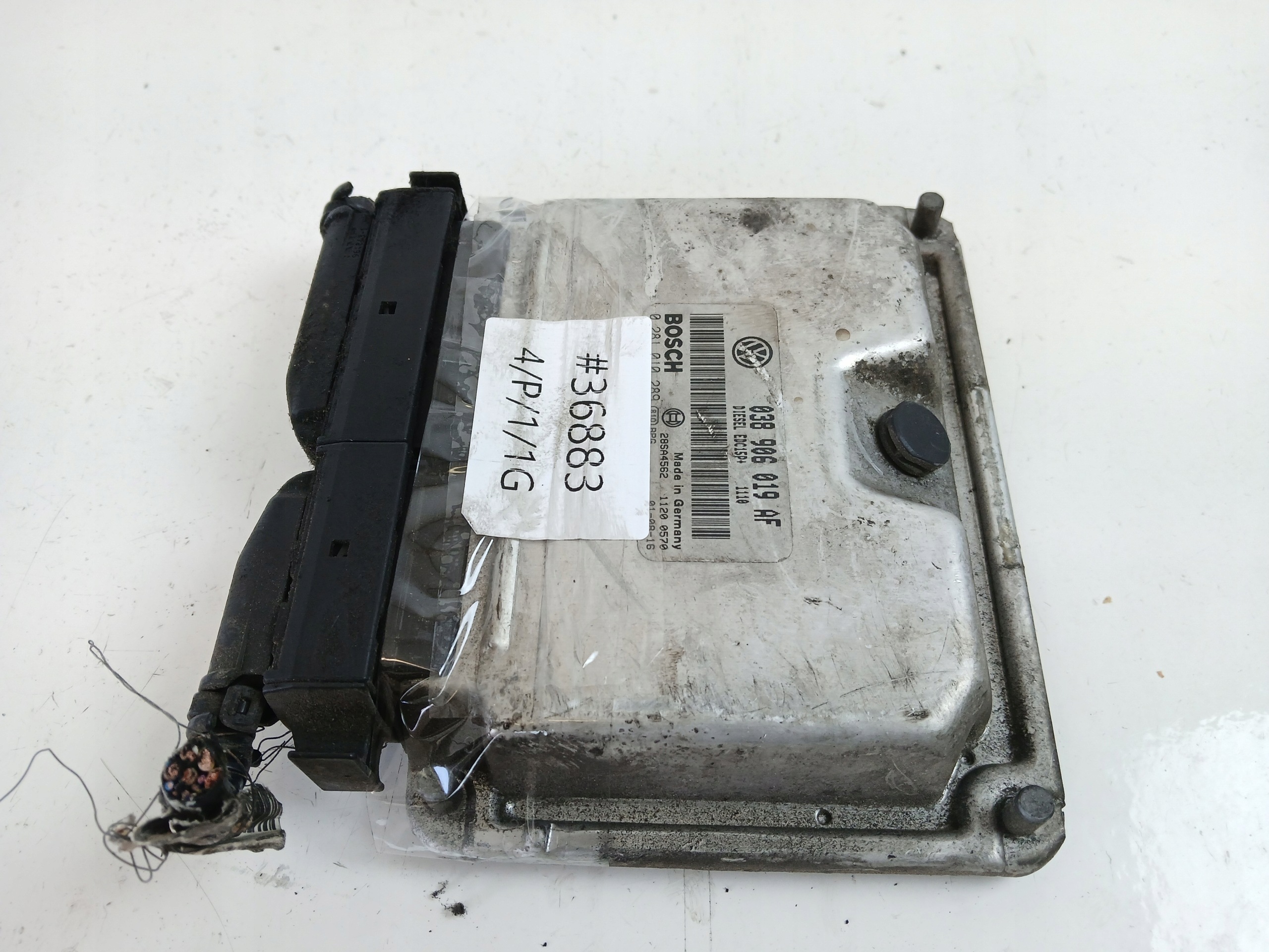 SKODA FABIA I 1.9 TDI STEROWNIK SILNIKA 038906019AF - zdjęcie 5