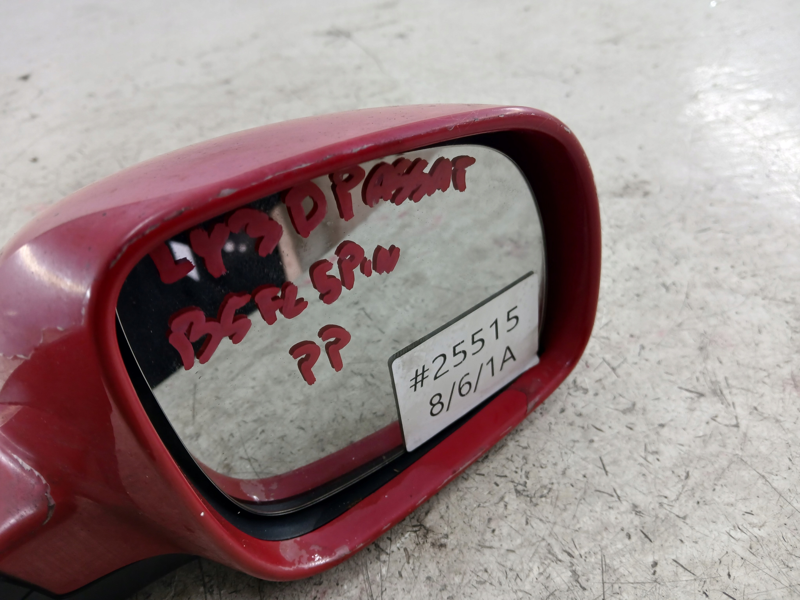 VW PASSAT B5 LIFT LUSTERKO PRAWE 5 PIN LY3D - zdjęcie 7