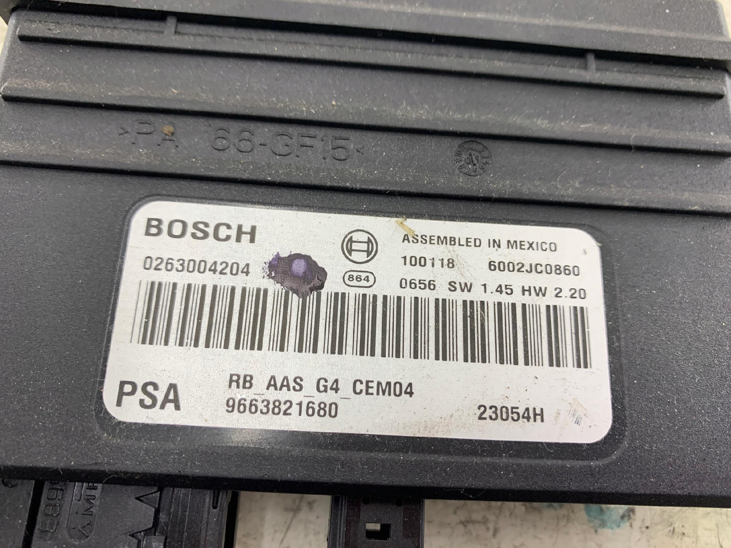 CITROEN C4 PICASSO I MODUŁ STEROWNIK PDC 9663821680 - zdjęcie 6