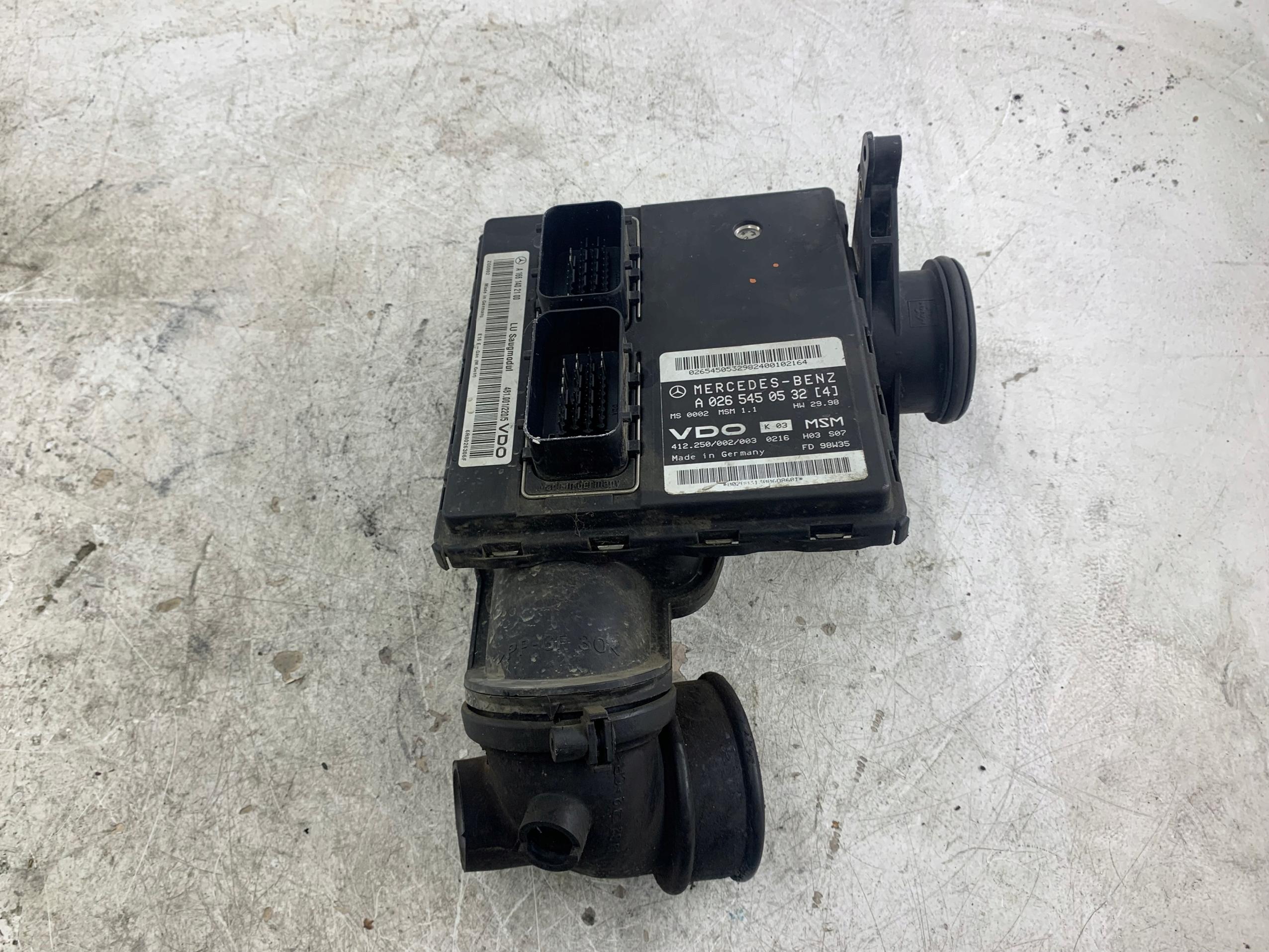 MERCEDES W168 1.6 STEROWNIK SILNIKA PRZEPŁYWOMIERZ A0265450532 - zdjęcie 5