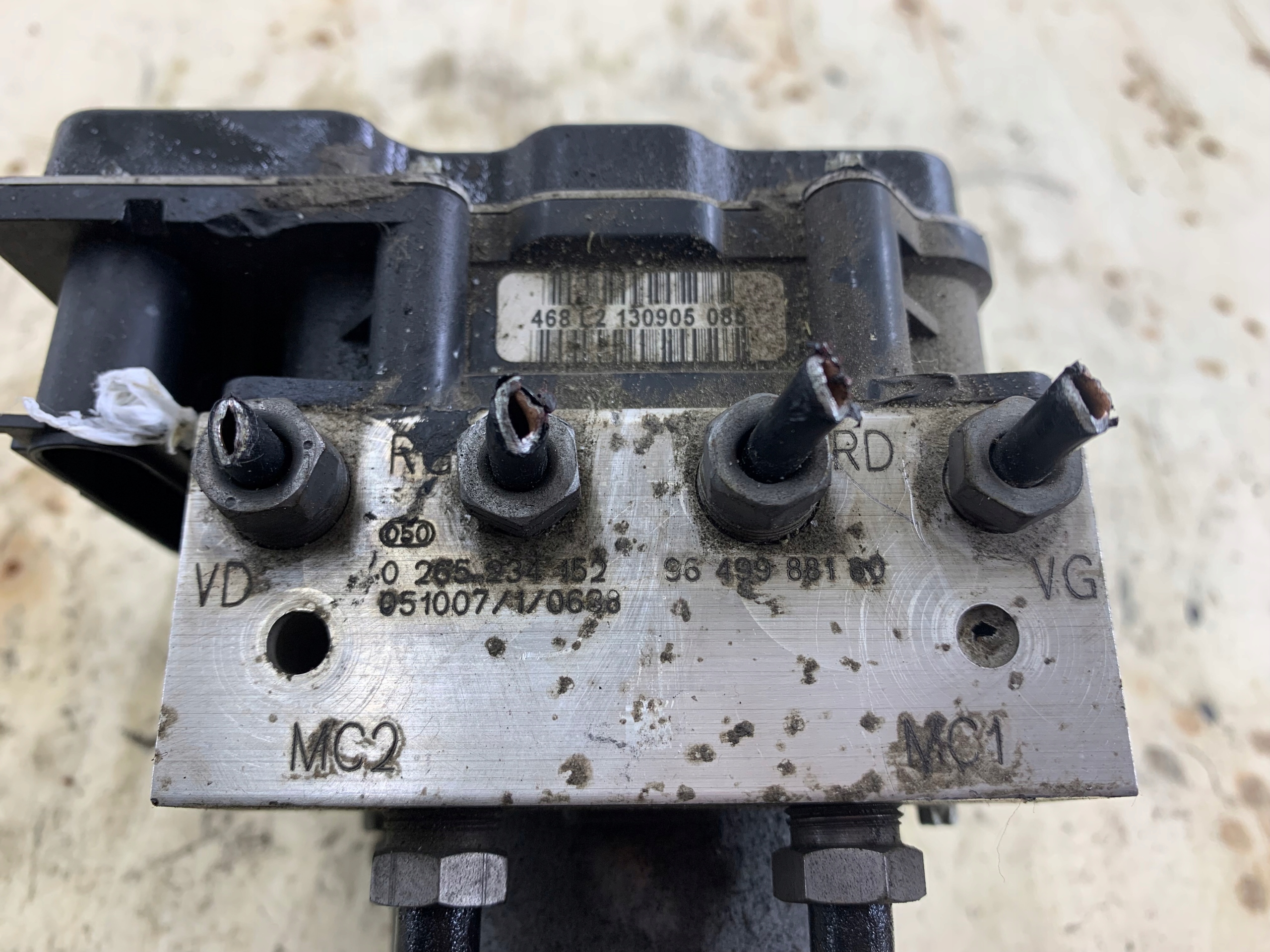 PEUGEOT 307 POMPA HAMULCOWA ABS 9660535780 0265950374 - zdjęcie 5