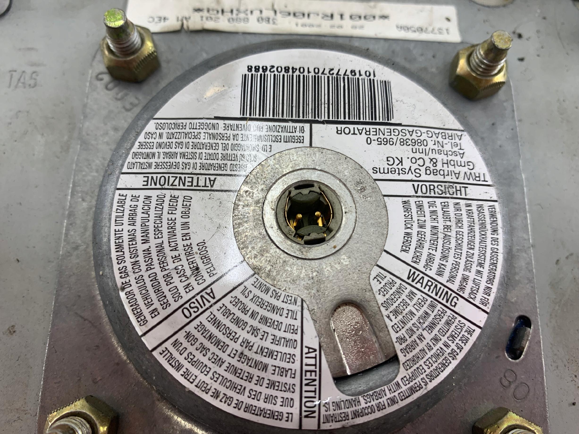 VW PASSAT B5 AIRBAG PODUSZKA KIEROWCY 3B0880201AM - zdjęcie 6