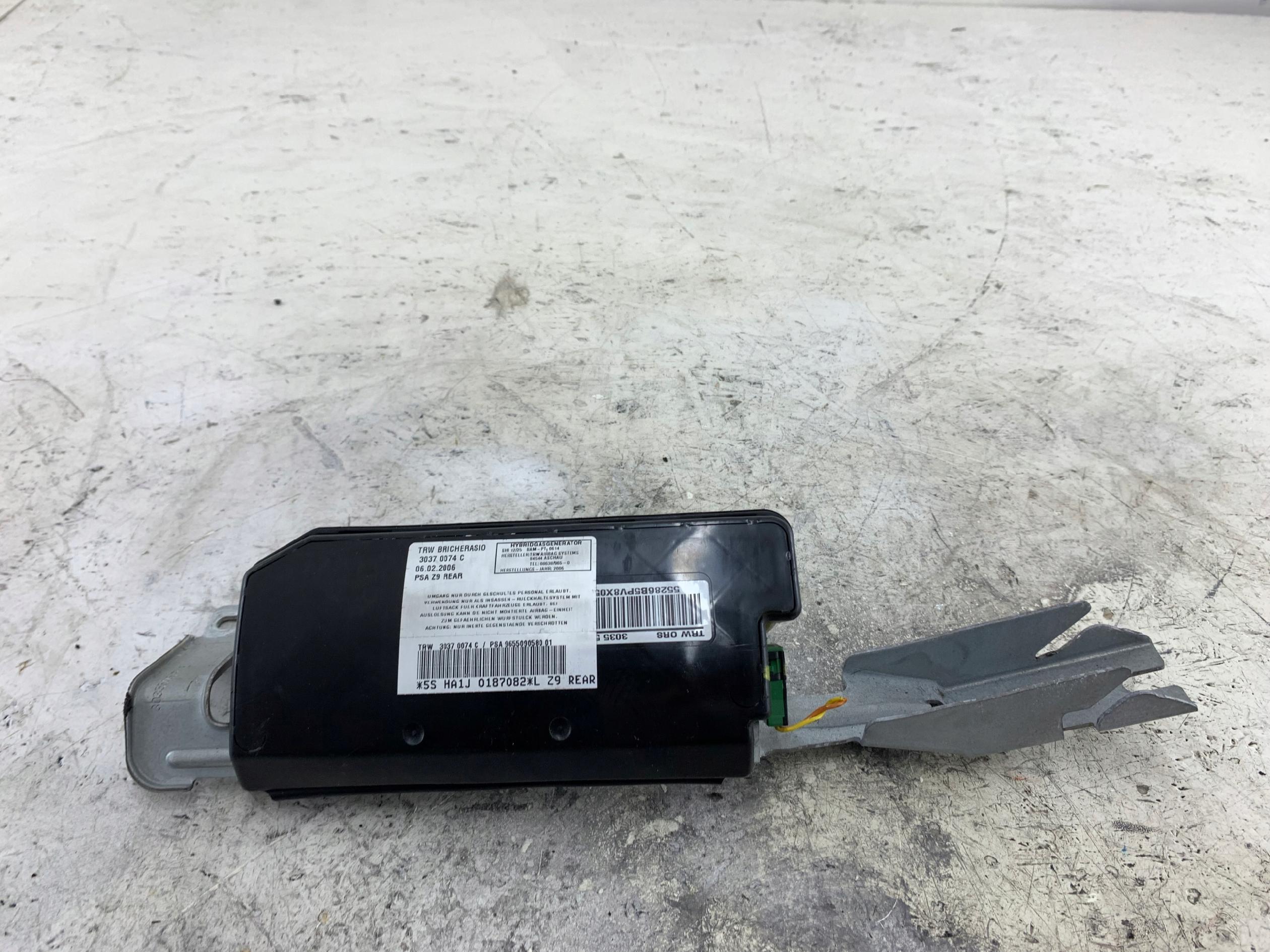 Dodatkowe zdjęcie używanej części: PEUGEOT 607 PODUSZKA POWIETRZNA AIRBAG PRAWY TYŁ 9655090580